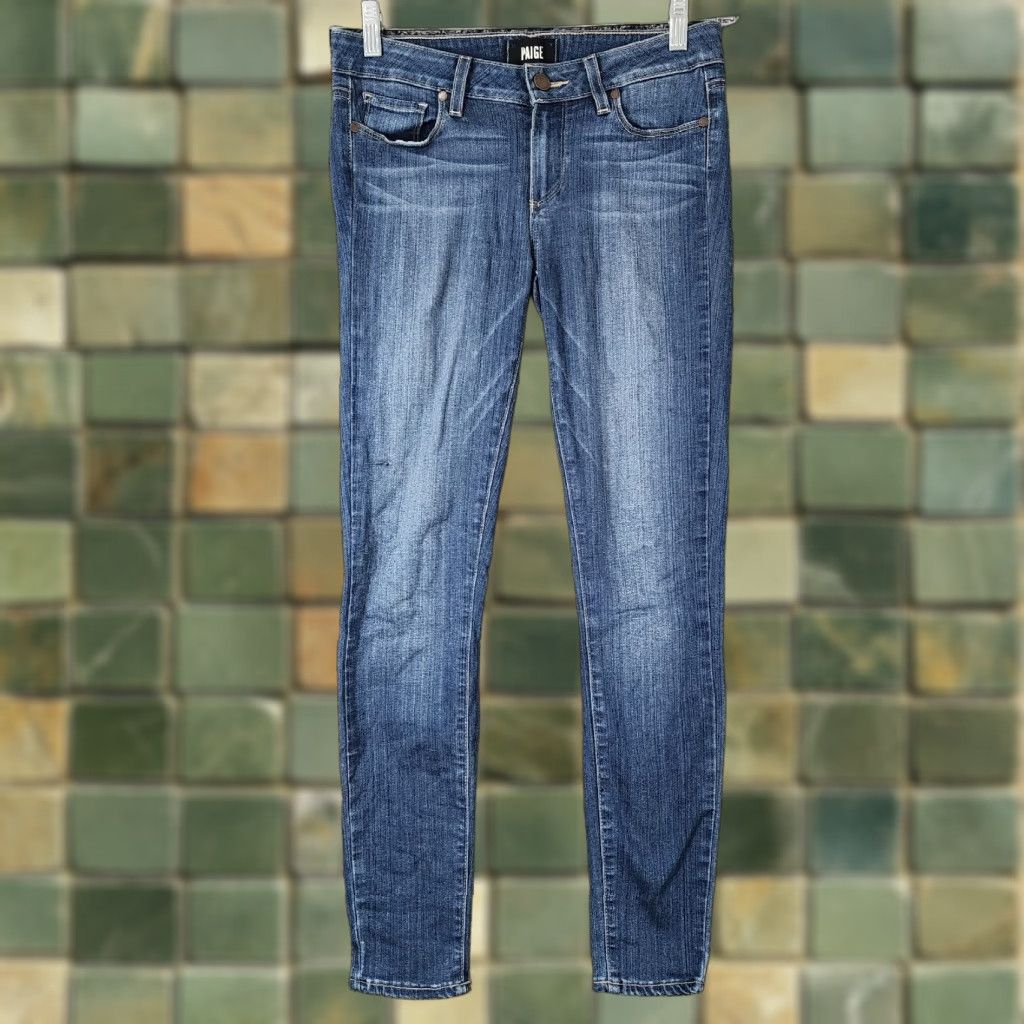 Paige PAIGE Verdugo Ultra Skinny Stretch Jeans Women Size 27 Blue Regular Size 27" / US 4 / IT 40 - 1 Thumbnail