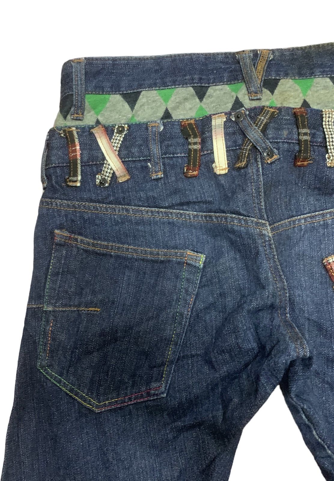 Hysteric Glamour B.S RAW LIMITED EDITION BEACH CASUAL DOUBLE WAIST DENIM Size US 33 - 9 Thumbnail
