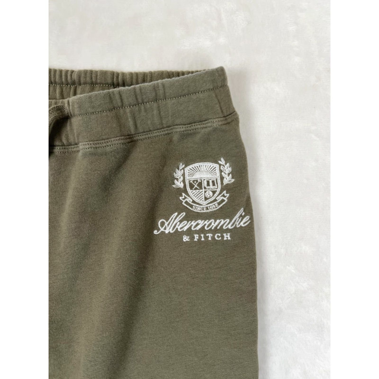 Abercrombie & Fitch Abercrombie & Fitch Sweatpants Womens M Green Fleece Soft A&F Joggers Logo Size 32" / US 10 / IT 46 - 2 Thumbnail
