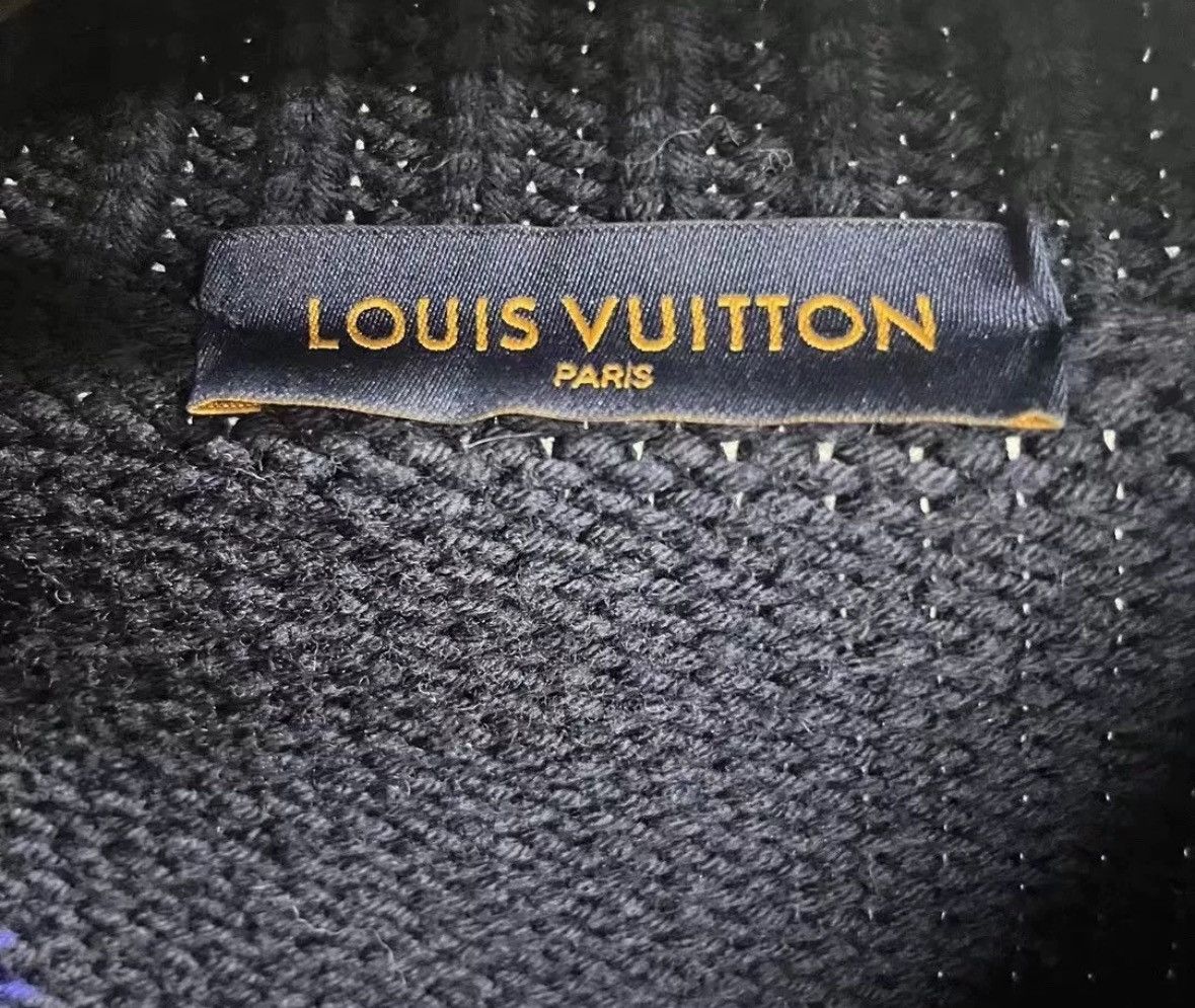 Louis Vuitton Louis Vuitton's latest black and blue long sleeved jacket Size US XXL / EU 58 / 5 - 3 Thumbnail