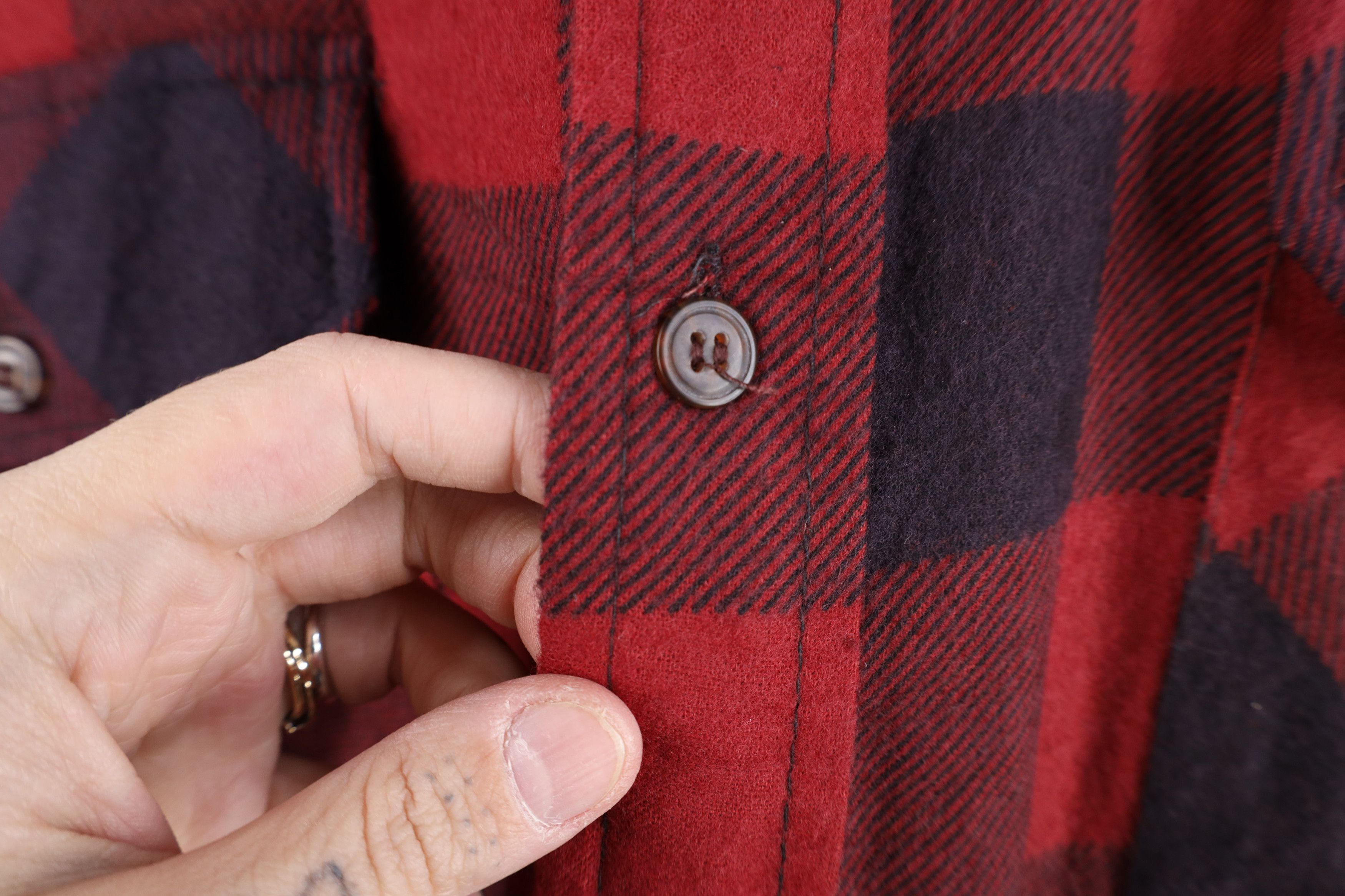 Vintage Vintage 90s Y2K Streetwear Flannel Button Shirt Jacket Jac Size US XXL / EU 58 / 5 - 7 Thumbnail