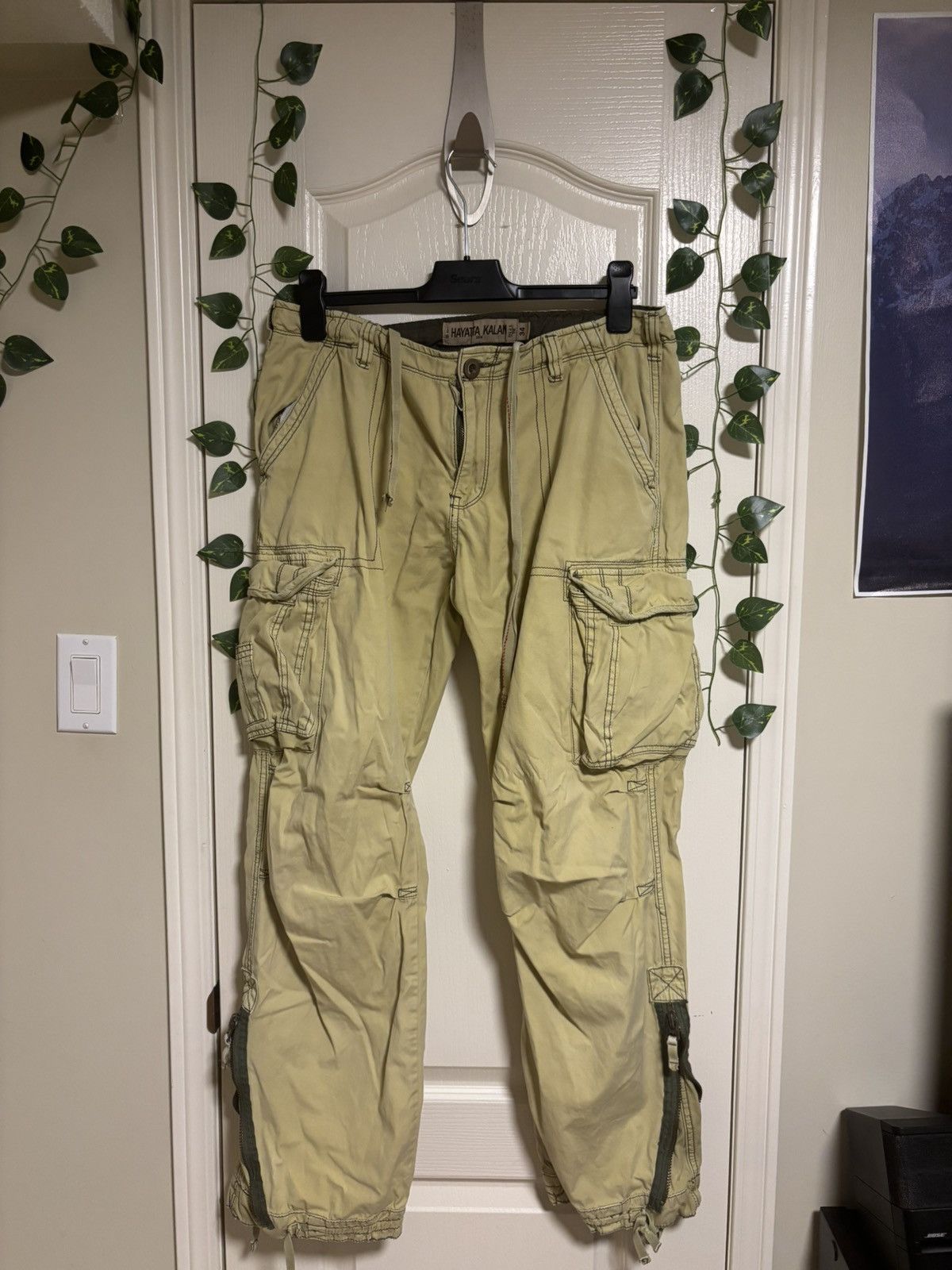 Japanese Brand Vintage Japanese hayata kalan cargo pants Size US 34 / EU 50 - 1 Thumbnail