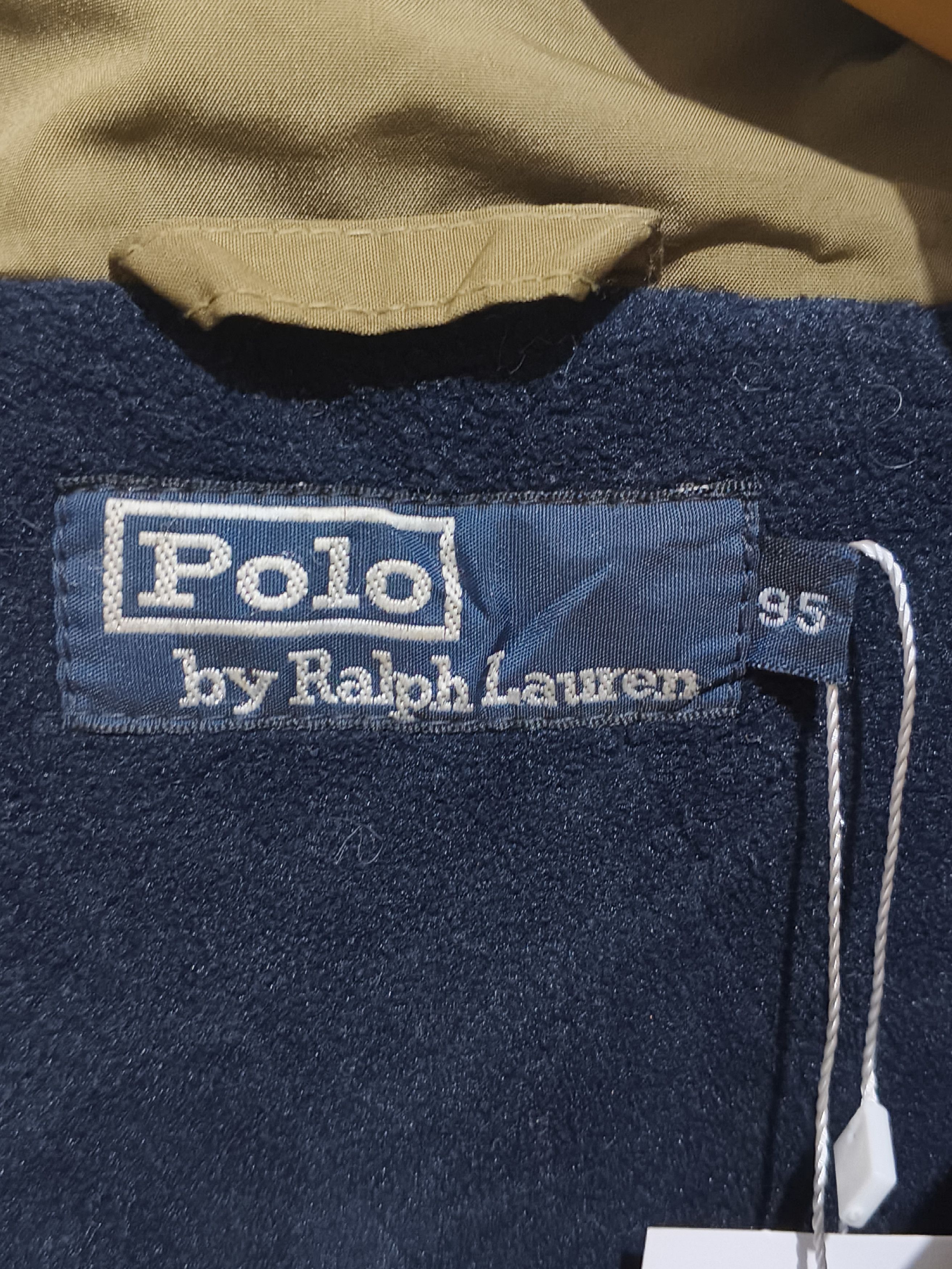 Polo Ralph Lauren Vtg 90s Ralph Lauren Mens Medium Fleece Lined Hooded Jacket Size US L / EU 52-54 / 3 - 6 Thumbnail
