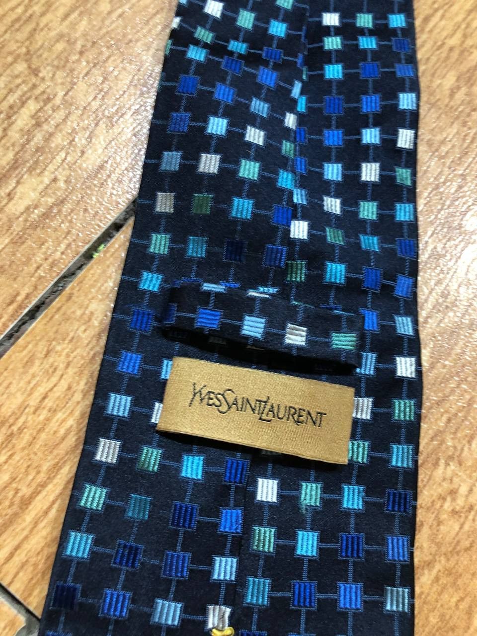 Yves Saint Laurent YSL Yves Saint Laurent Silk Tie Mens Size ONE SIZE - 2 Thumbnail