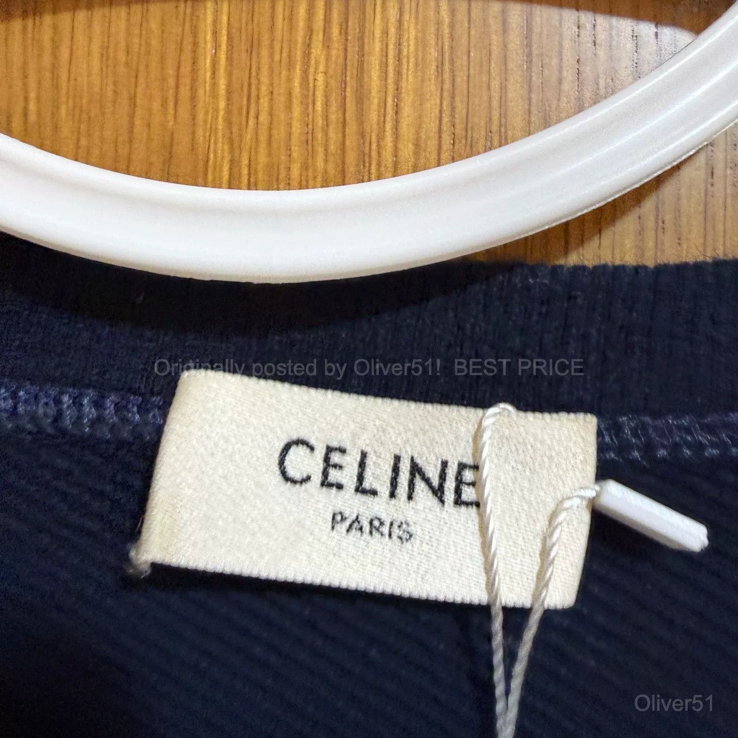 Celine Celine Anchor Slogan Logo Sweatshirt Size L BFAJNOP519 Size L / US 10 / IT 46 - 3 Thumbnail