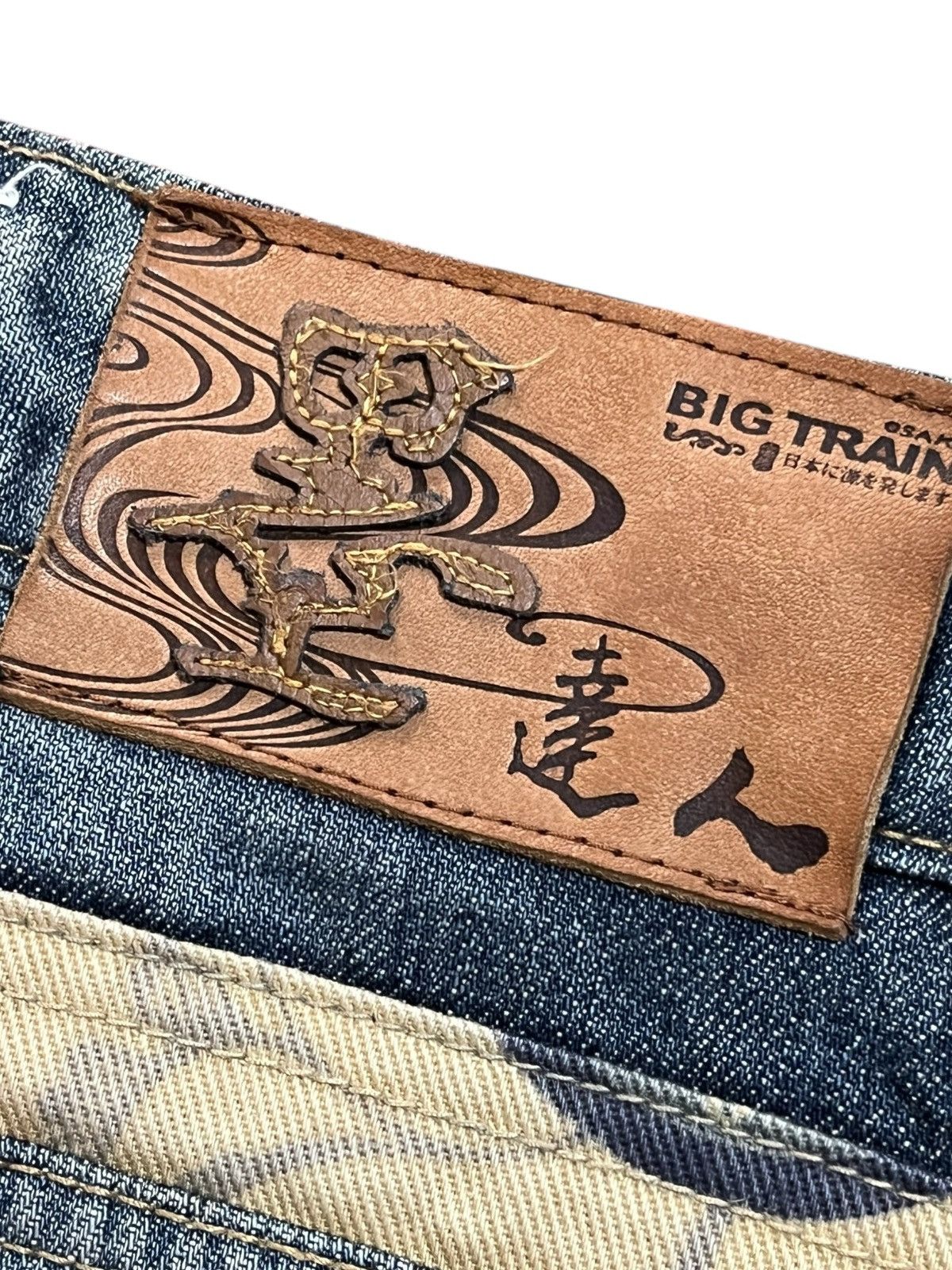 Japanese Brand Vintage Big Train Osaka Japan Japanese Brand Jeans Size US 31 - 8 Thumbnail