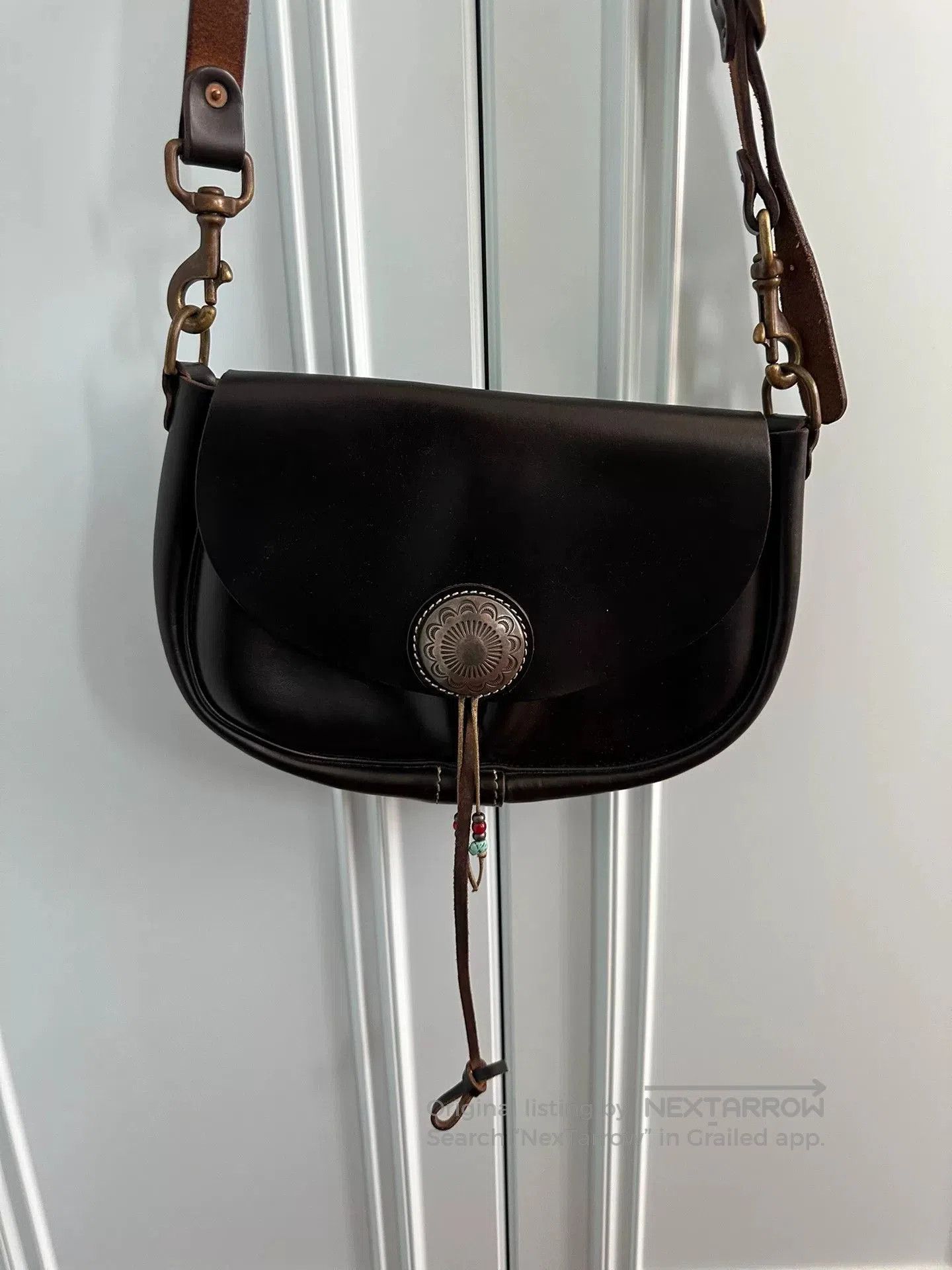 John Hardy Lucky John Style Horween Leather Crossbody Bag. Size ONE SIZE - 1 Thumbnail
