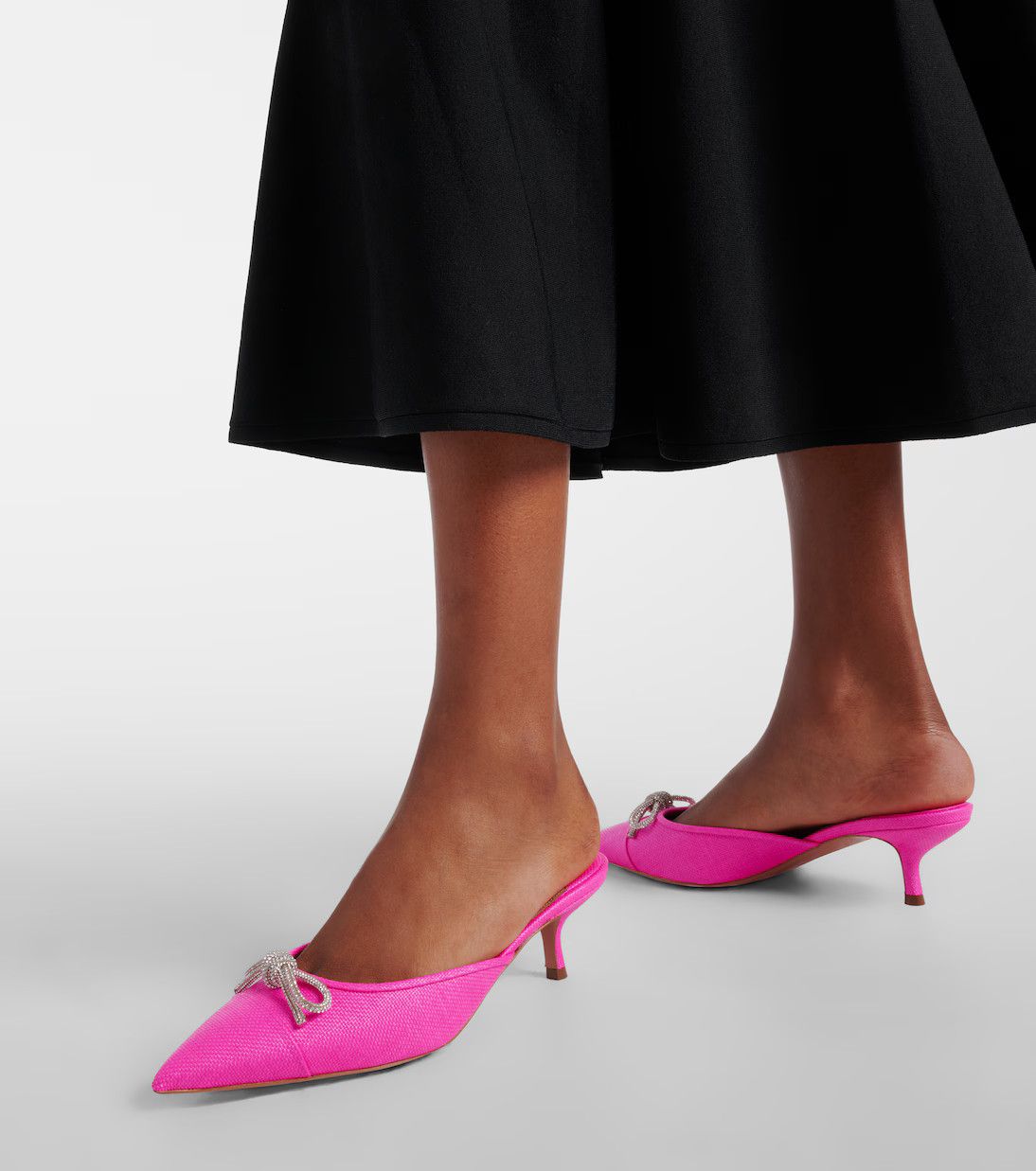 Aquazzura o1y0625 Mules in Fuchsia Size US 6 / IT 36 - 4 Thumbnail