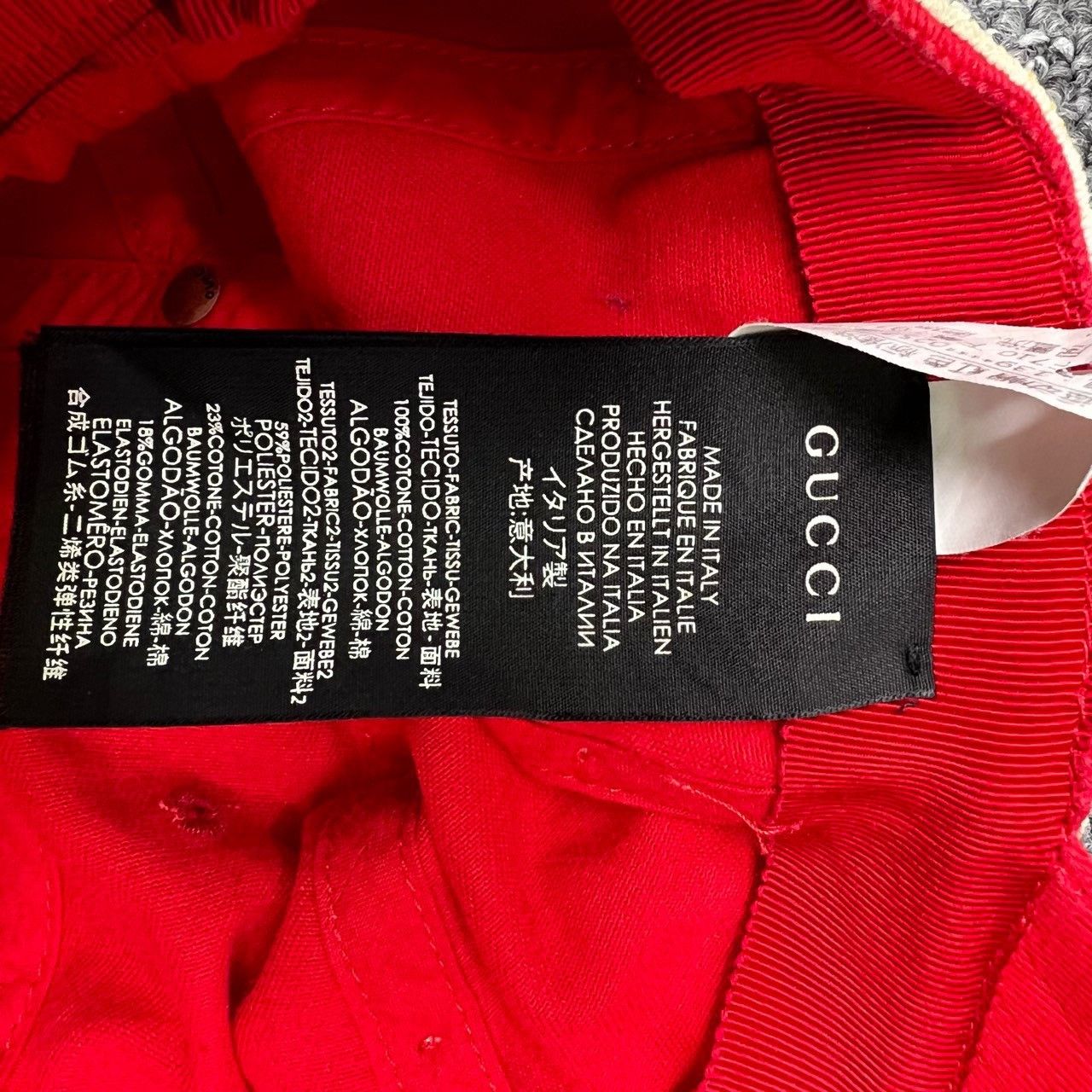 Gucci Gucci Red towel hat 2501-Nextarrow Size ONE SIZE - 5 Thumbnail