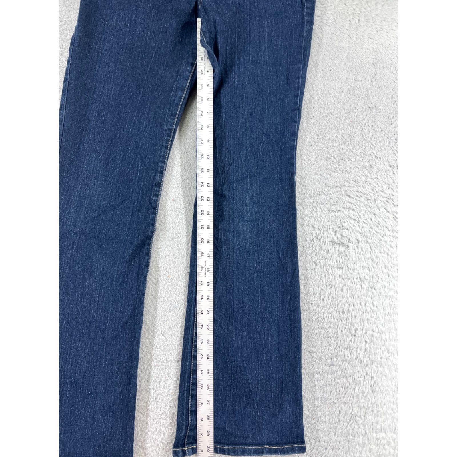 Jockey Jockey Jeans Blue Denim Bootcut Mid Rise 26x30 26 Women Pants Regular 5-Pocket Cotton Blend - Vintage? No Size 26" / US 2 / IT 38 - 7 Thumbnail