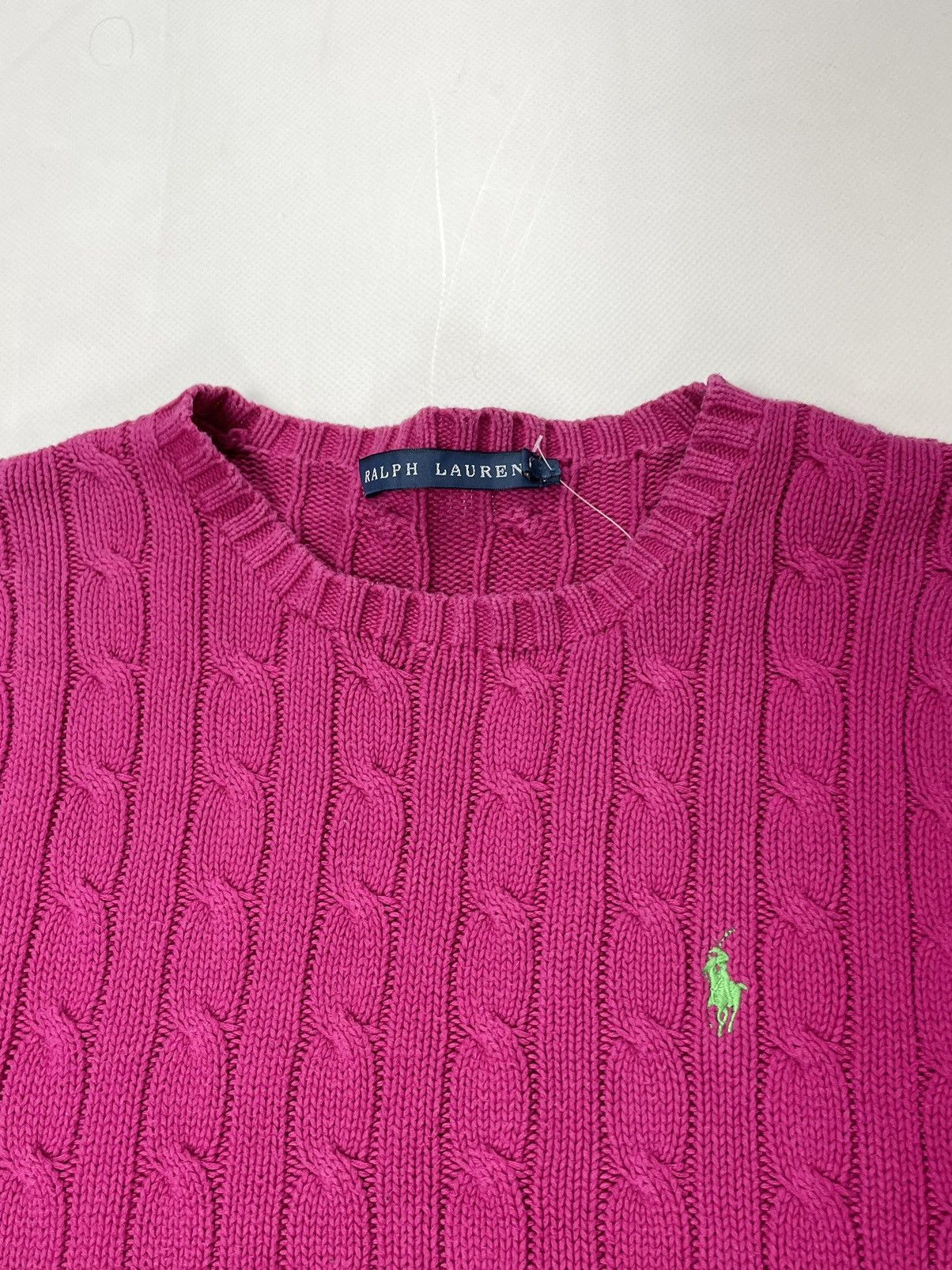 Polo Ralph Lauren Polo by Ralph Lauren ( Size L ) Vintage Pink Knit Sweater Size L / US 10 / IT 46 - 5 Thumbnail