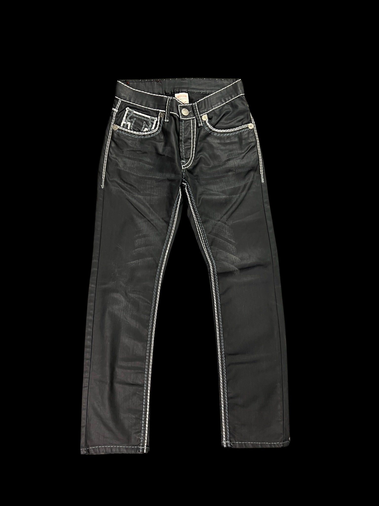 image of True X Religion X Jeans in Black, Men's (Size 38)