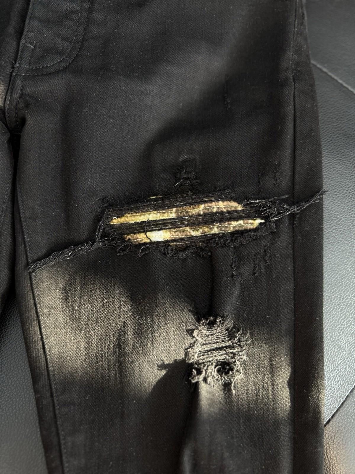 Amiri Size 31 - Amiri Black Jeans $1290 Retail Denim Color Patch Size US 31 - 5 Thumbnail