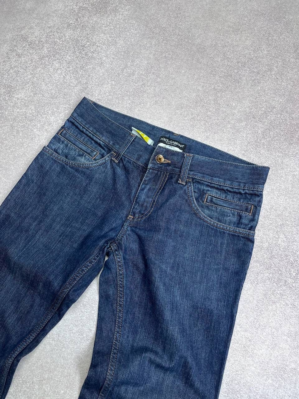 Dolce & Gabbana Vintage Dolce&Gabbana 14 Gold Baggy Flared Jeans 32 Size US 32 / EU 48 - 5 Thumbnail