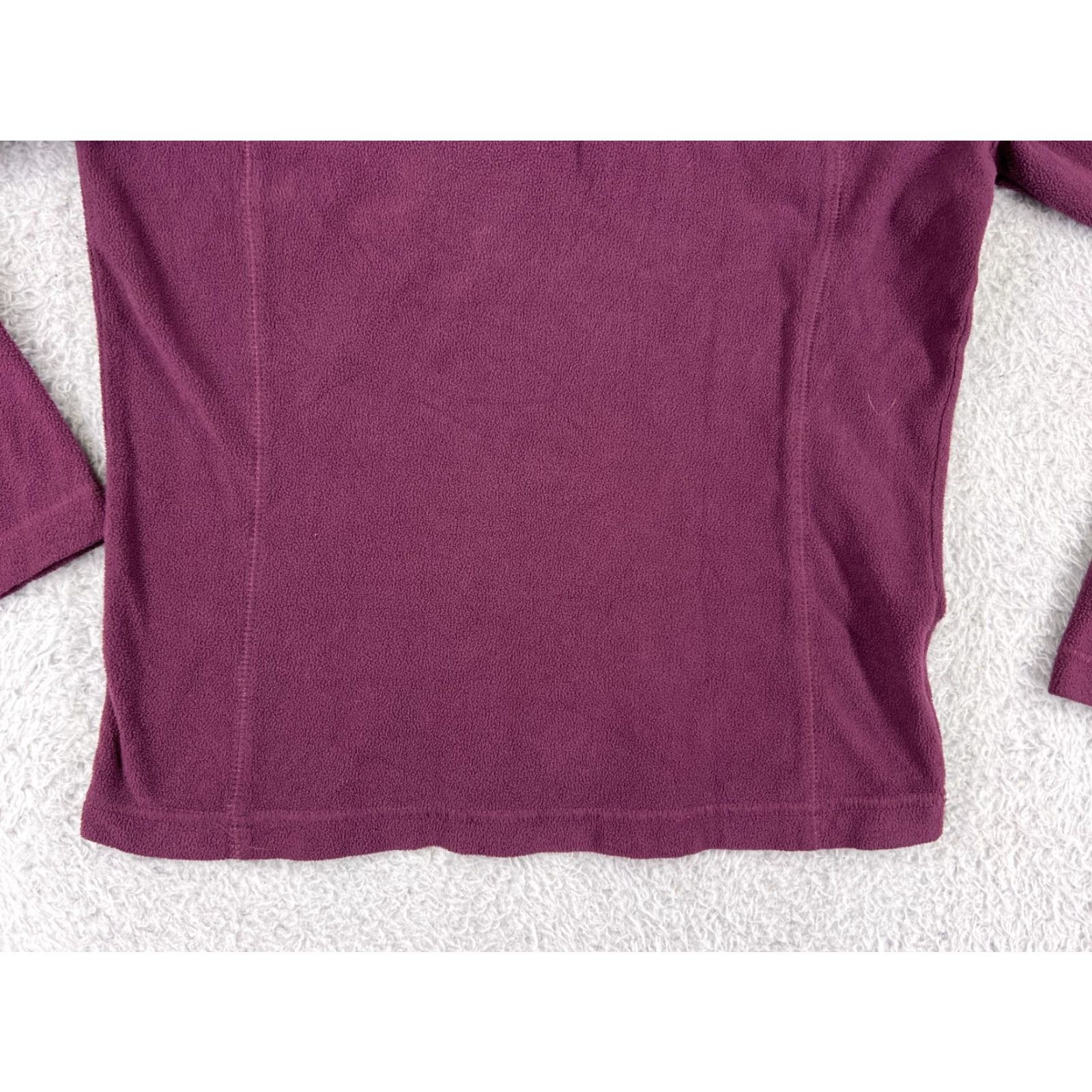 Vintage Columbia Sweater Womens Small Purple Fleece 1/4 Zip Mock Neck Polyester Hiking Size S / US 4 / IT 40 - 5 Thumbnail