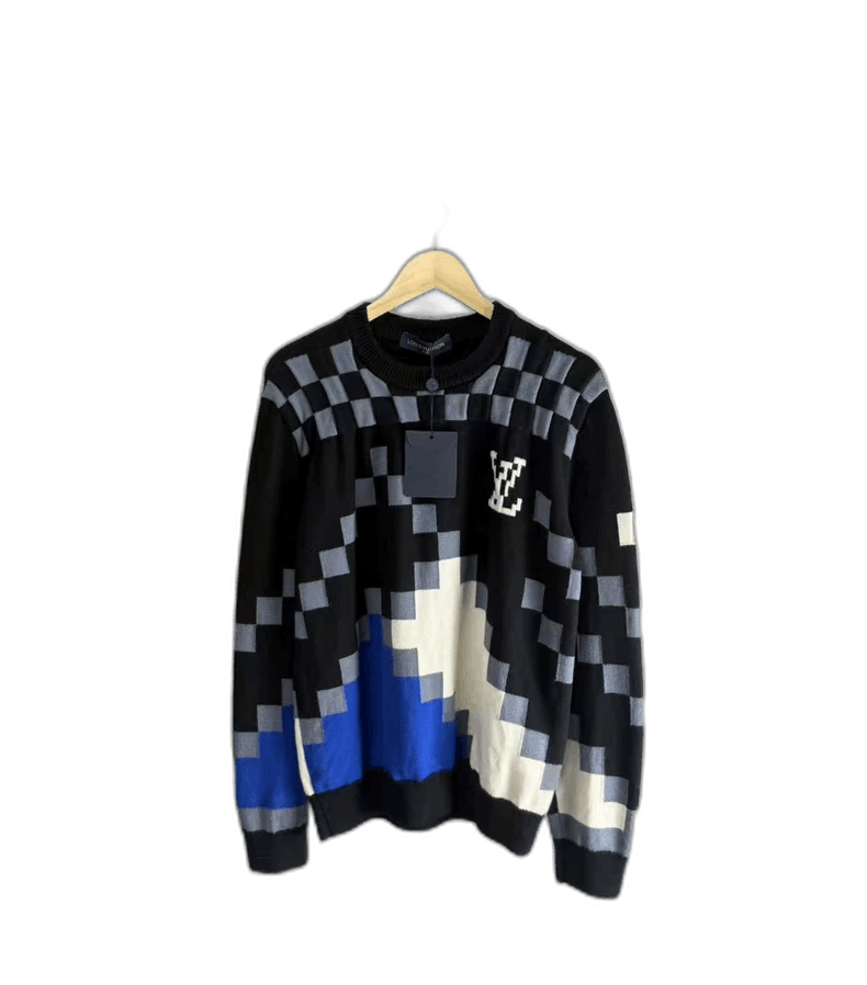 Louis Vuitton Louis Vuitton Mosaic Knit Sweater Size M-yf Size US M / EU 48-50 / 2 - 1 Thumbnail