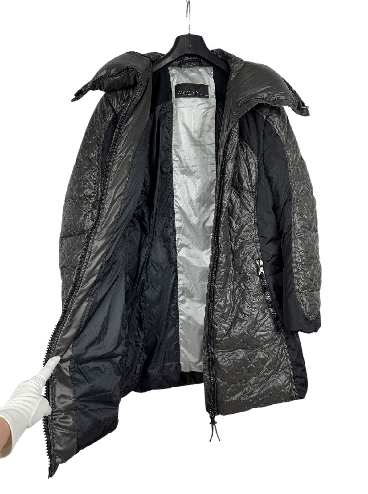 Other Marc Cain Down Puffer Jacket Quilted High-Neck size 4 Size L / US 10 / IT 46 - 12 Thumbnail
