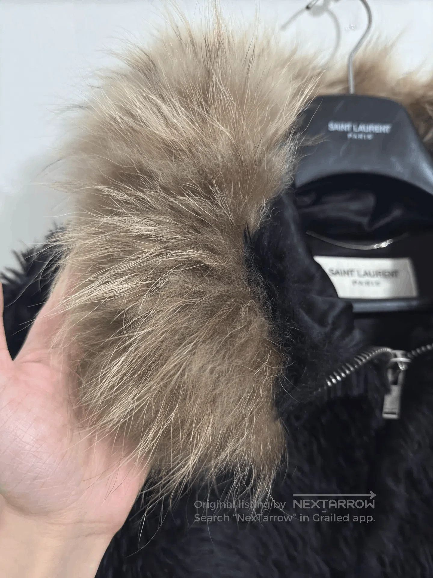 Saint Laurent Paris Saint Laurent 18FW Hooded Fur Coat. Size US M / EU 48-50 / 2 - 4 Thumbnail