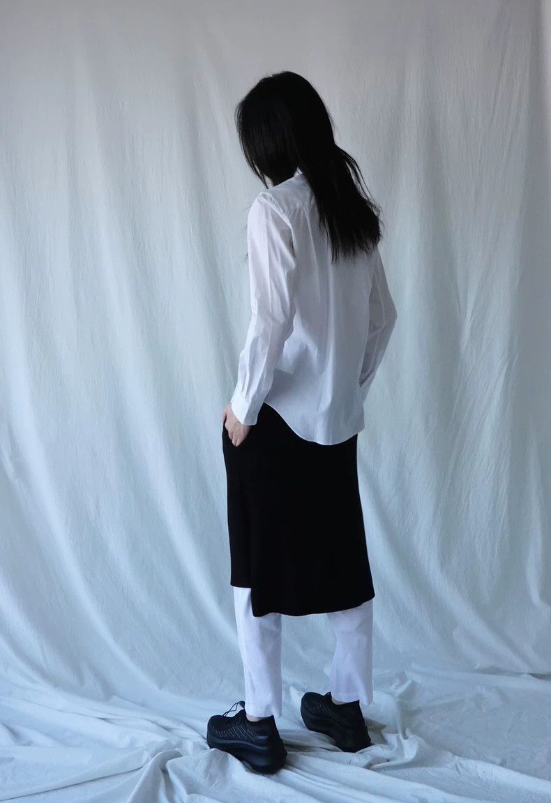 Comme des Garcons Comme Des Garcons Mainline button-up logo print basic whit Size M / US 6-8 / IT 42-44 - 4 Thumbnail