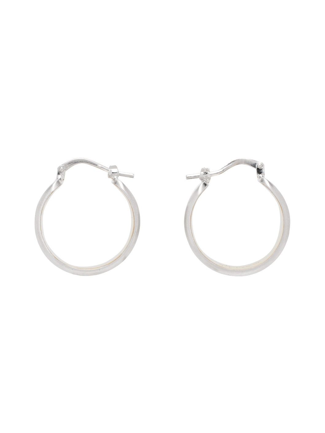 Jil Sander o1mt1gz0725 Size: OS / Hoop Earring in Silver Size ONE SIZE - 1 Thumbnail