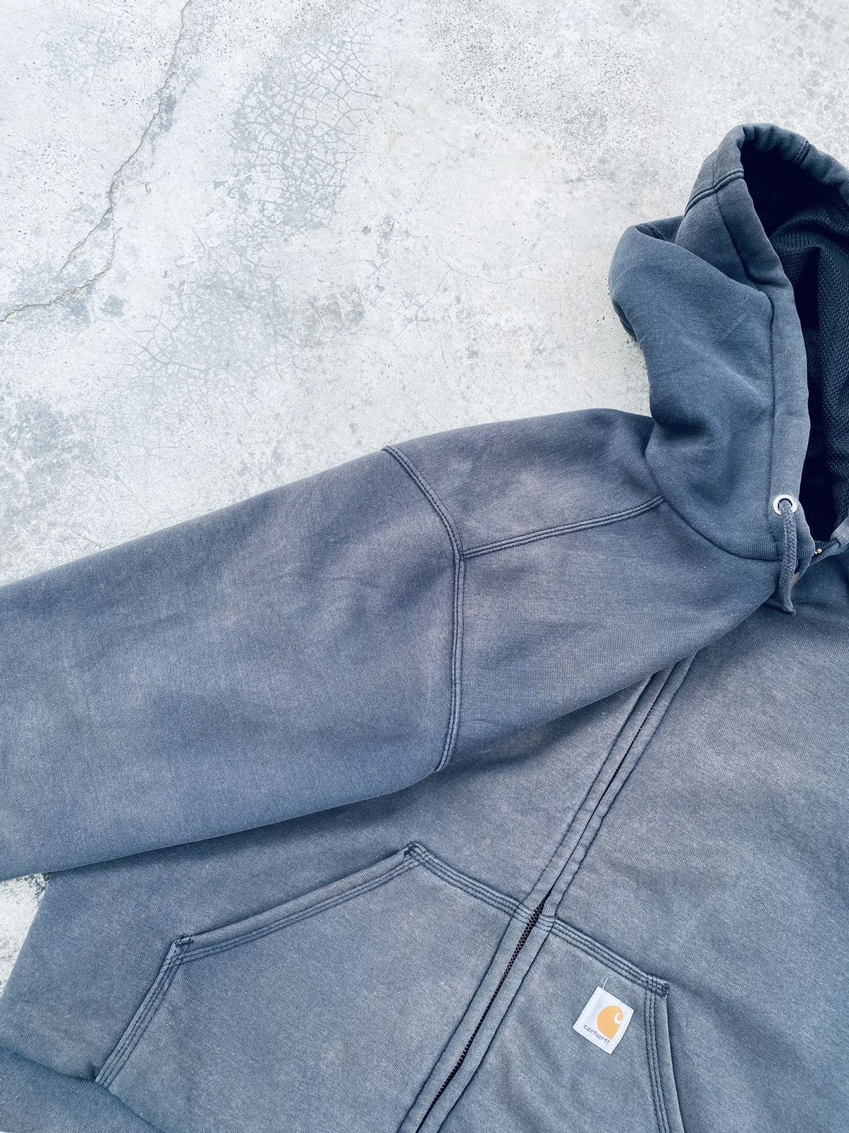 Carhartt Vintage Carhartt Sun Faded Zipper Hoodie Distressed Size US M / EU 48-50 / 2 - 13 Thumbnail