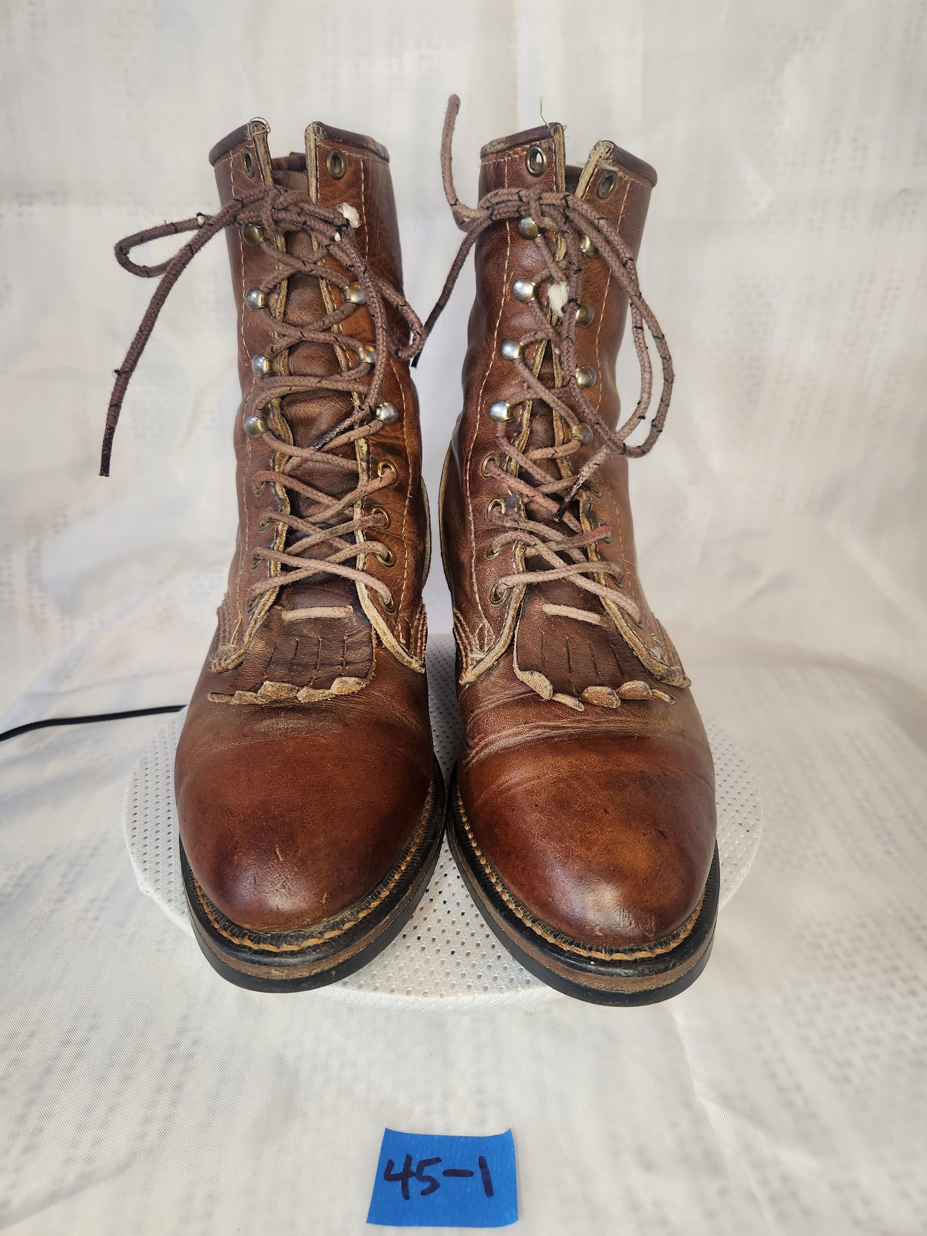 Durango LOGGER VICTORIAN GRANNY LACEUP Size US 7 / IT 37 - 2 Thumbnail