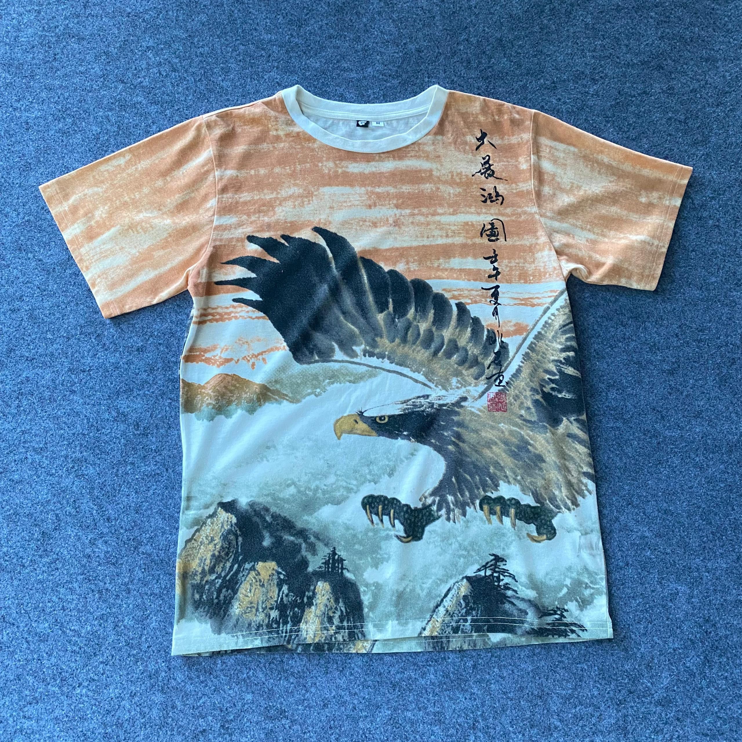 Japanese Brand Vintage Japanese Brand Eagle Picture Tshirt Size US L / EU 52-54 / 3 - 1 Thumbnail