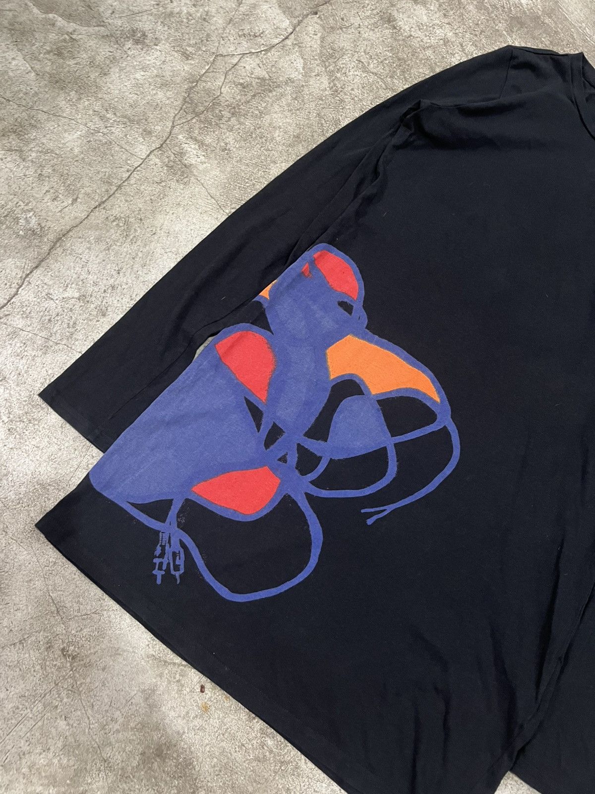 Y-3 Yohji Yamamoto Y-3 Fitted Abstract Design Longsleeve Top Size US S / EU 44-46 / 1 - 2 Thumbnail