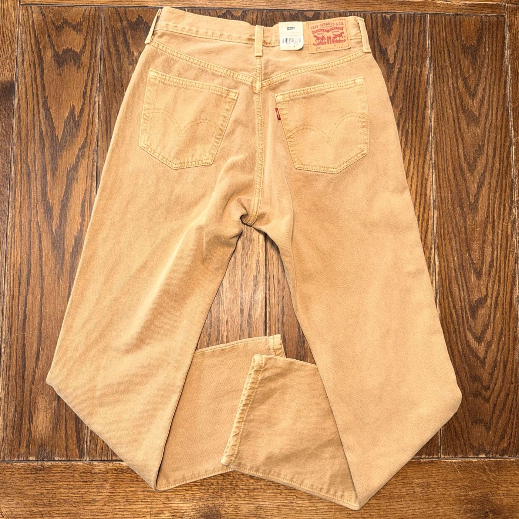 Levi's Levi's 501 Original Tan Button Fly Jeans Men’s 27X30 New with tags Size US 27 - 5 Thumbnail