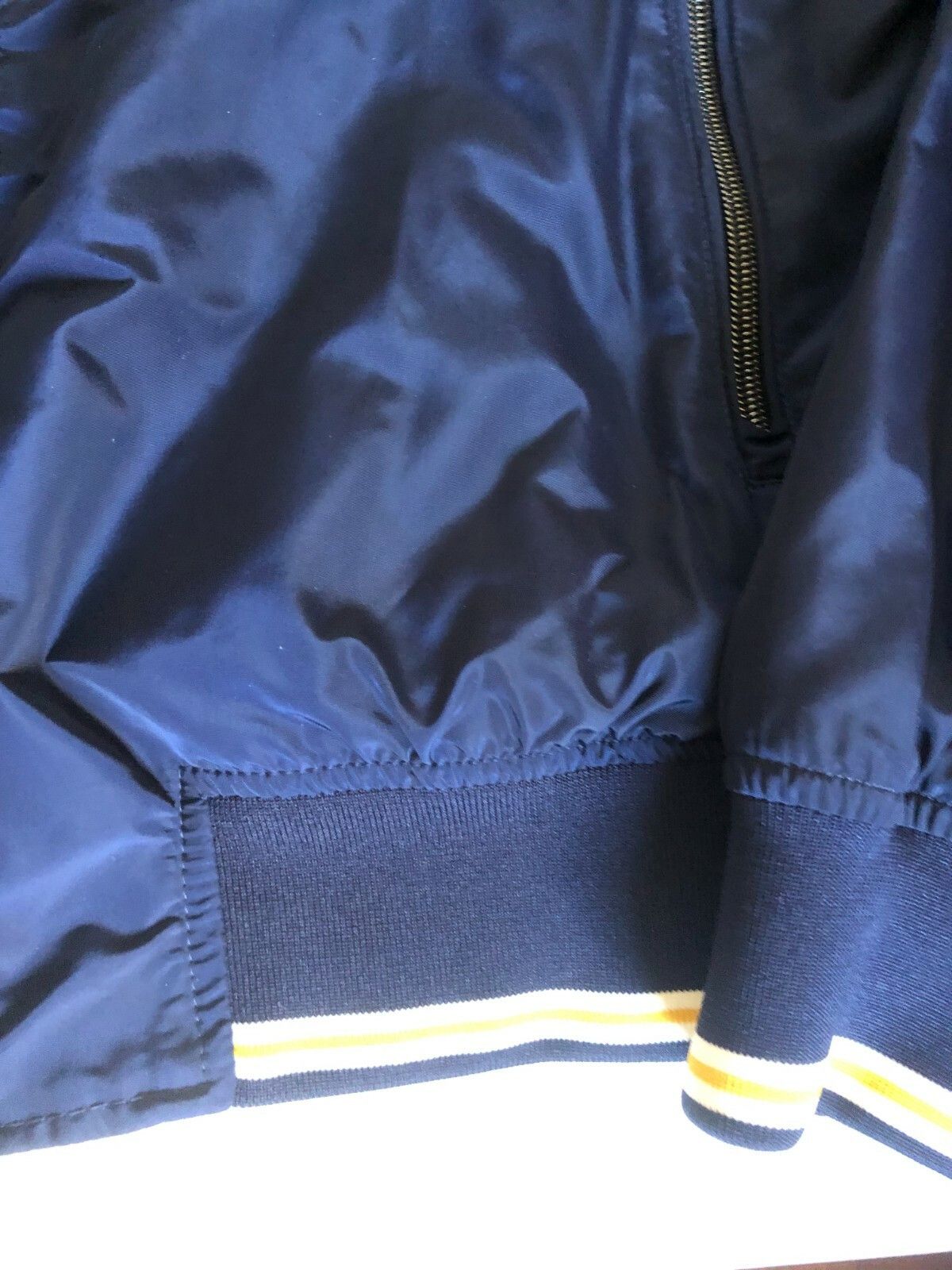 Zara Zara Man Navy Zip Hooded Bomber Nylon Lined Jacket M EU Size US M / EU 48-50 / 2 - 3 Thumbnail