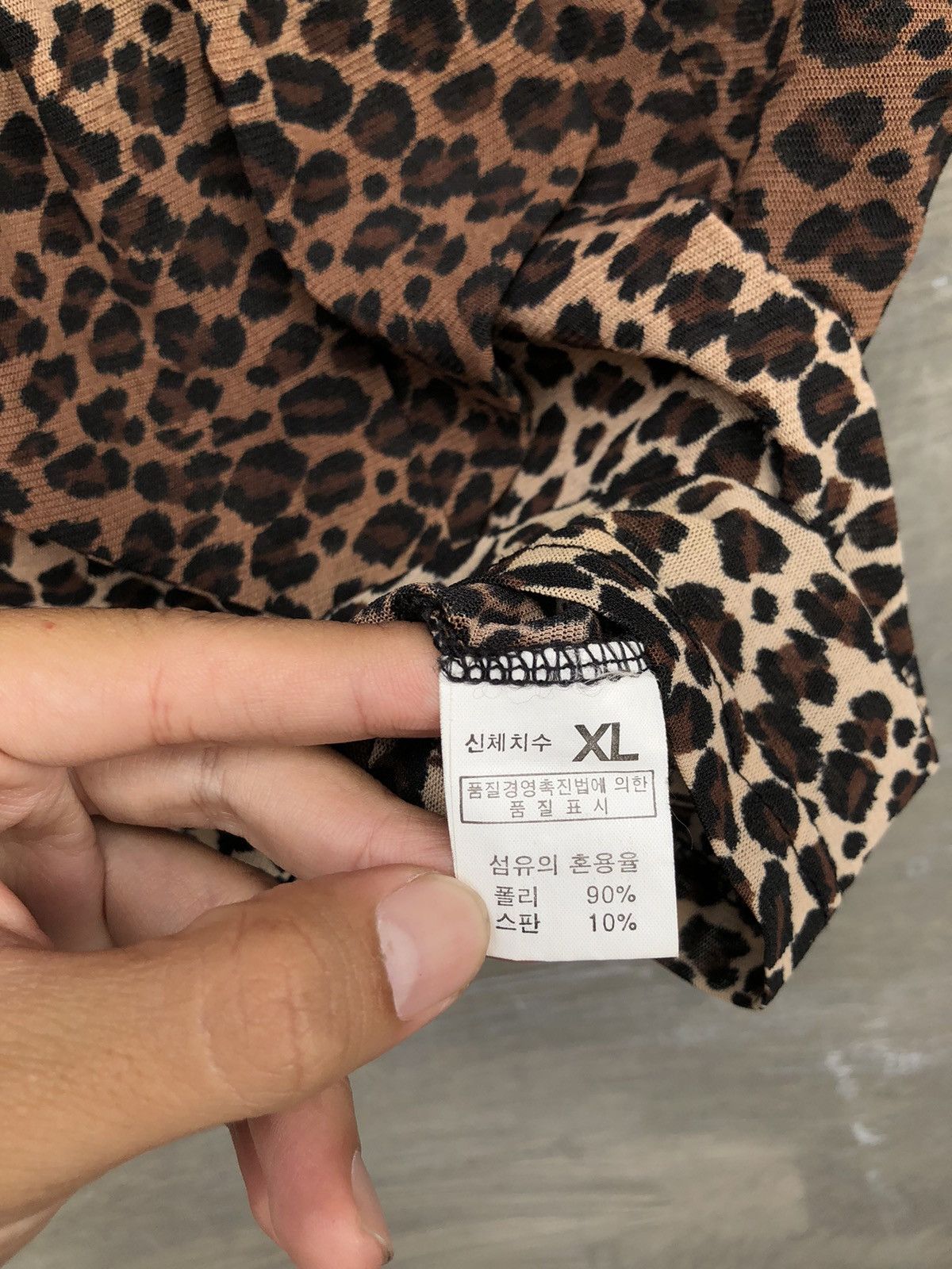 Japanese Brand Y2K Leopard Pattern Blouse Tops Women Size M / US 6-8 / IT 42-44 - 7 Thumbnail