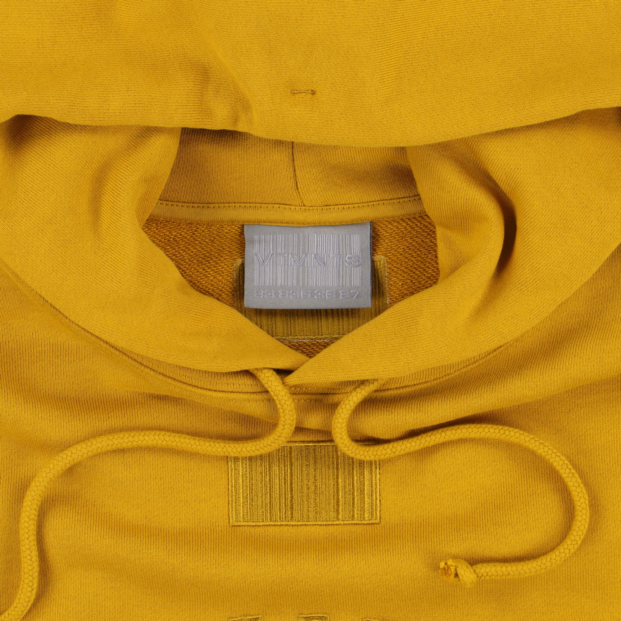 Vetements Mustard Embroidered VTMNTS College Logo Hoodie Size S / US 4 / IT 40 - 4 Thumbnail