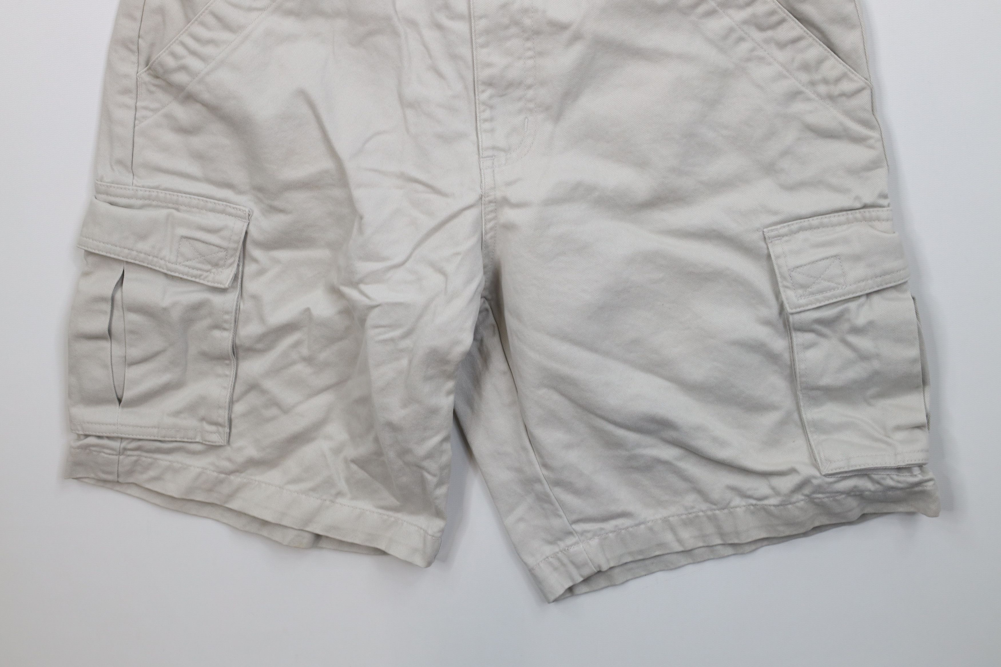 Columbia Vintage 90s Columbia Trekking Cargo Shorts Beige Cotton Size US 30 / EU 46 - 4 Thumbnail