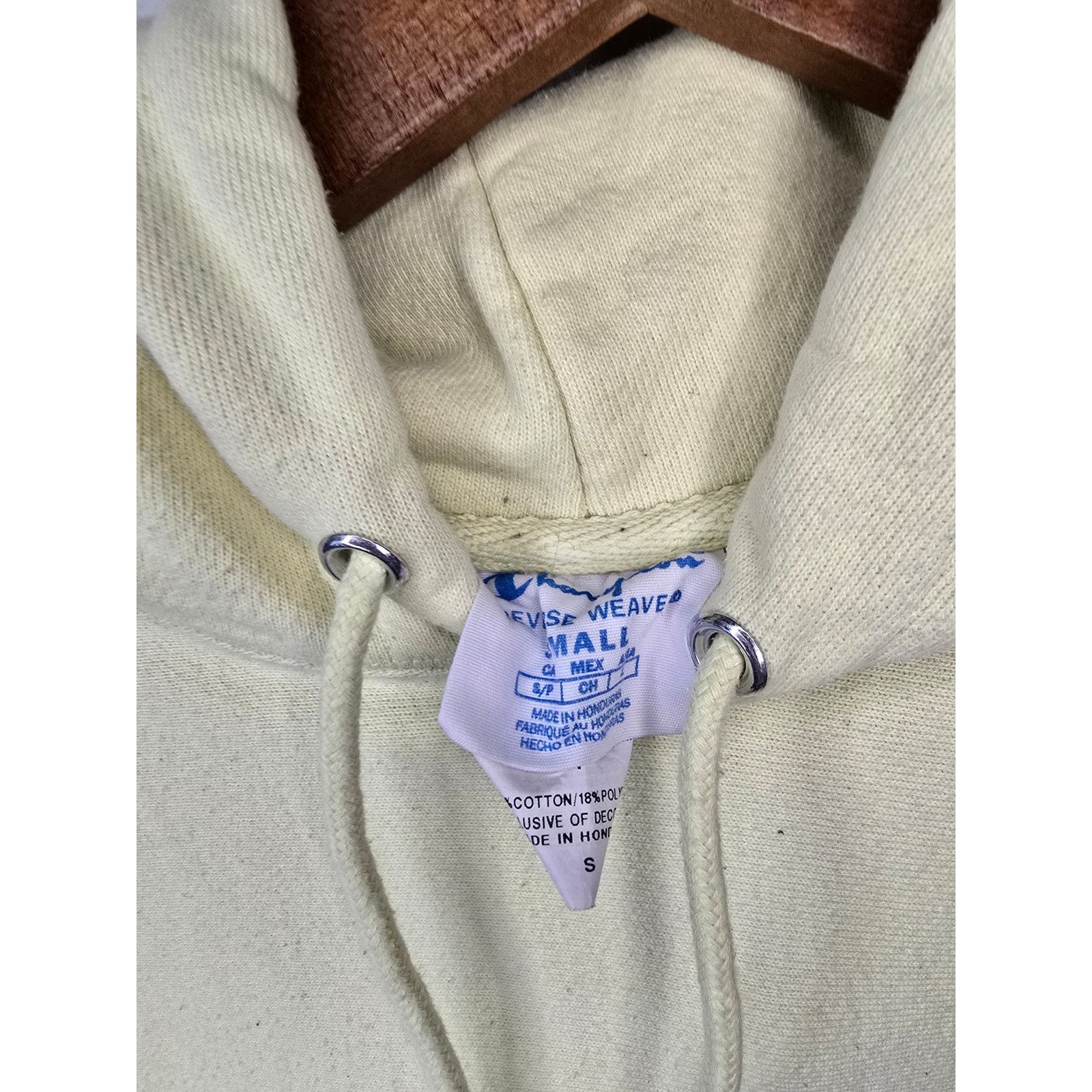 Champion Vintage Champion Reverse Weave Lime Green Hoodie Small 2000s Size S / US 4 / IT 40 - 6 Thumbnail