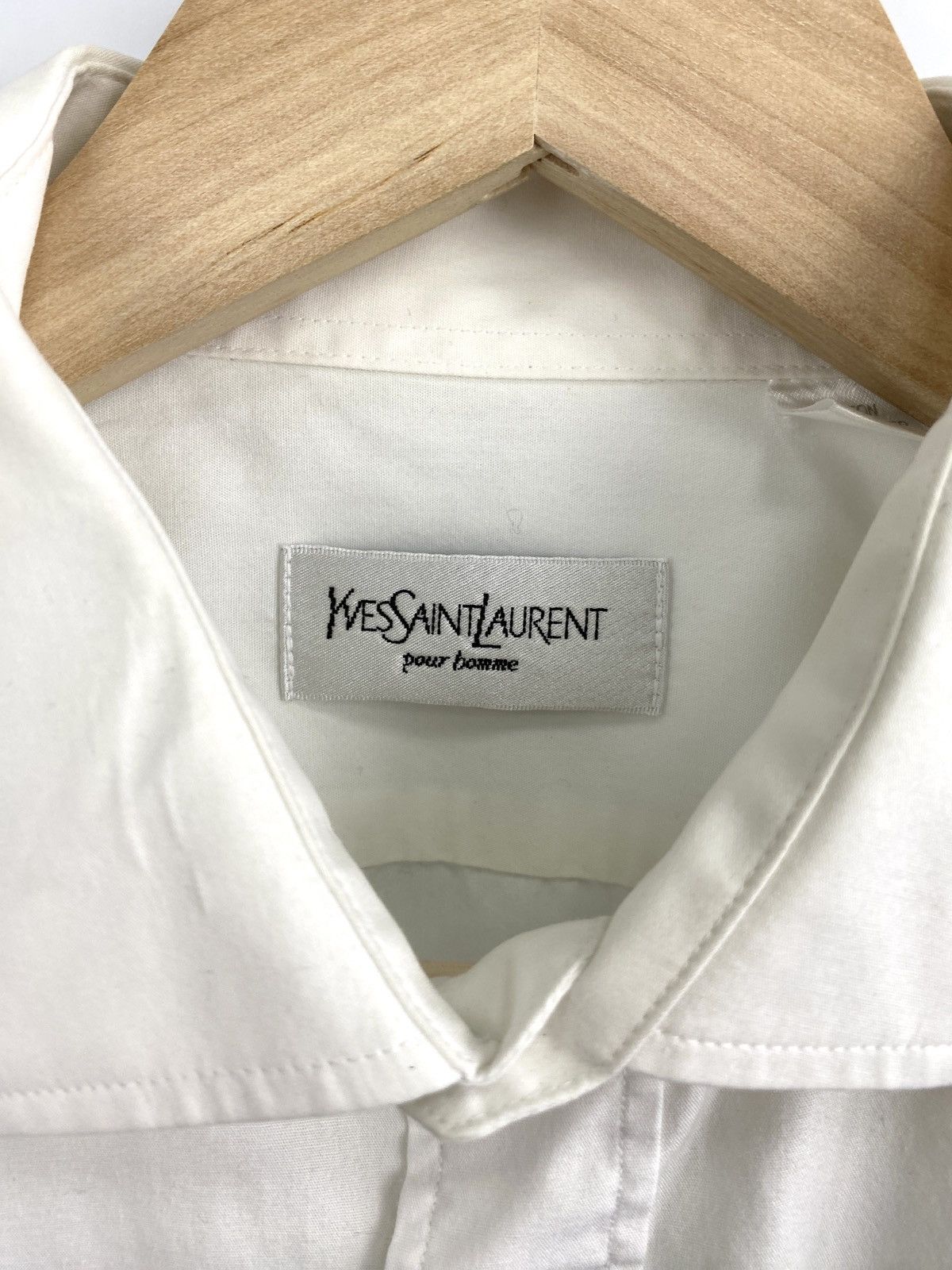 Yves Saint Laurent Vintage 90s Yves Saint Laurent YSL Button Up Cufflinks Shirt Size US XL / EU 56 / 4 - 5 Thumbnail