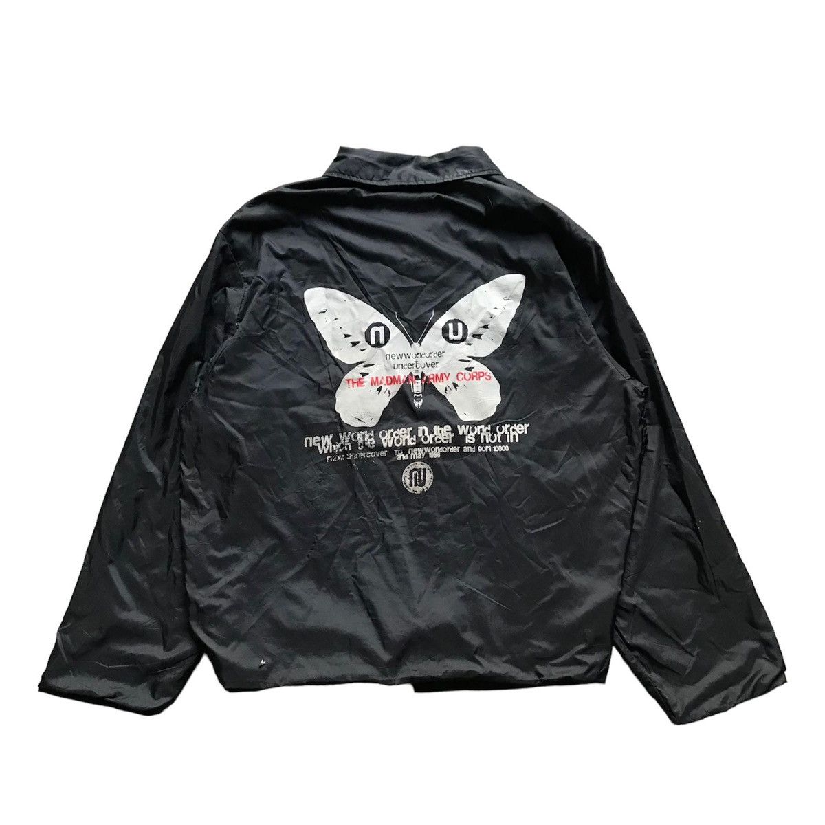 Undercover 1998s Undercover NWO Butter Fly Coach Jacket Jun Takahashi Size US M / EU 48-50 / 2 - 1 Thumbnail