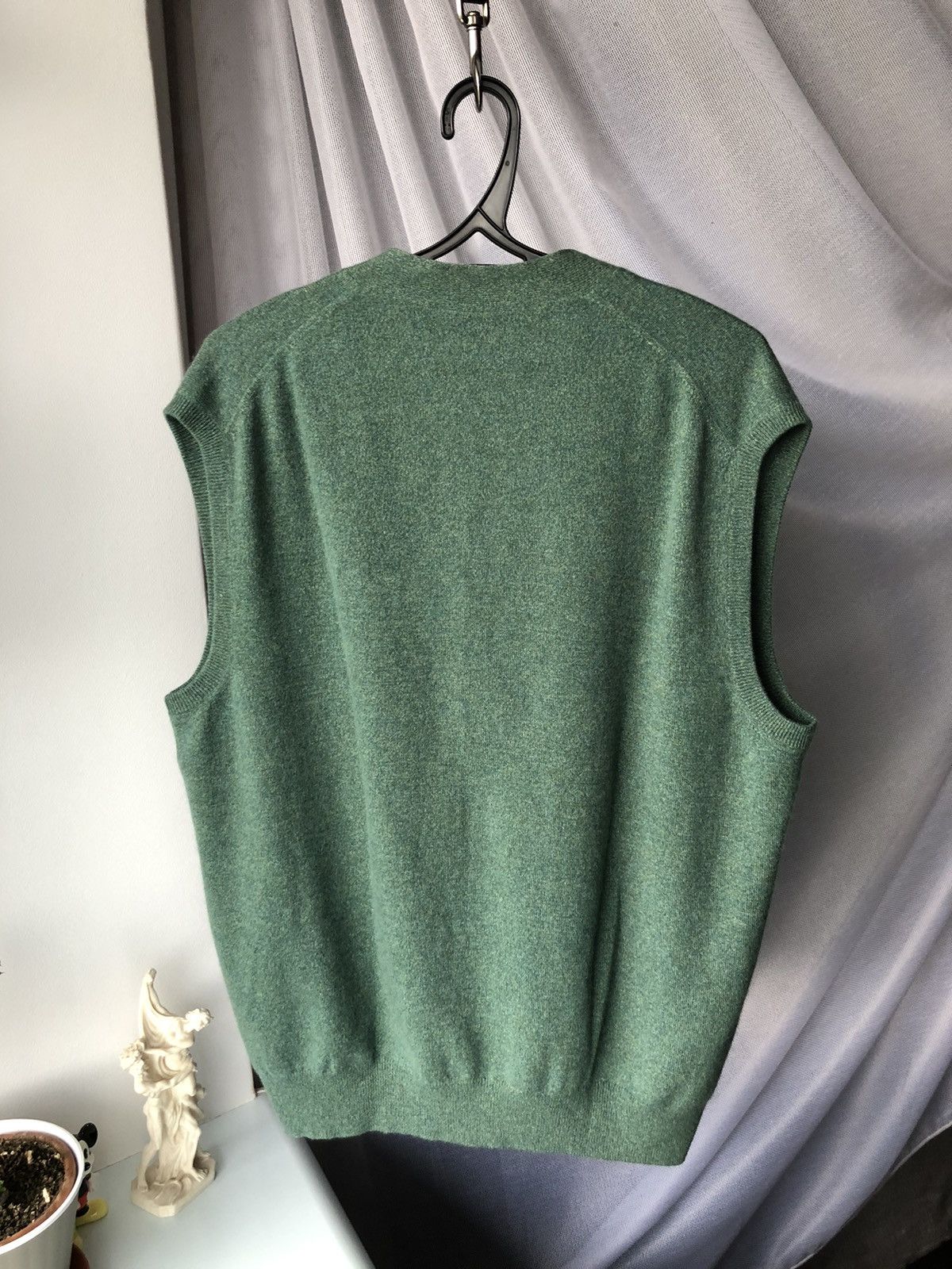Brioni × Vintage Vintage Brioni green cashmere cardigan Size US L / EU 52-54 / 3 - 9 Thumbnail