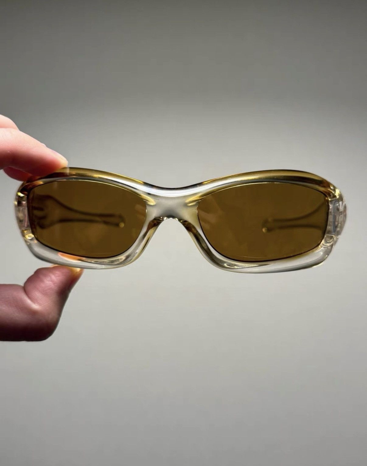 Oakley Oakley Fat Cat Champagne Gold / Whiskey Sunglasses K24 Size ONE SIZE - 1 Thumbnail