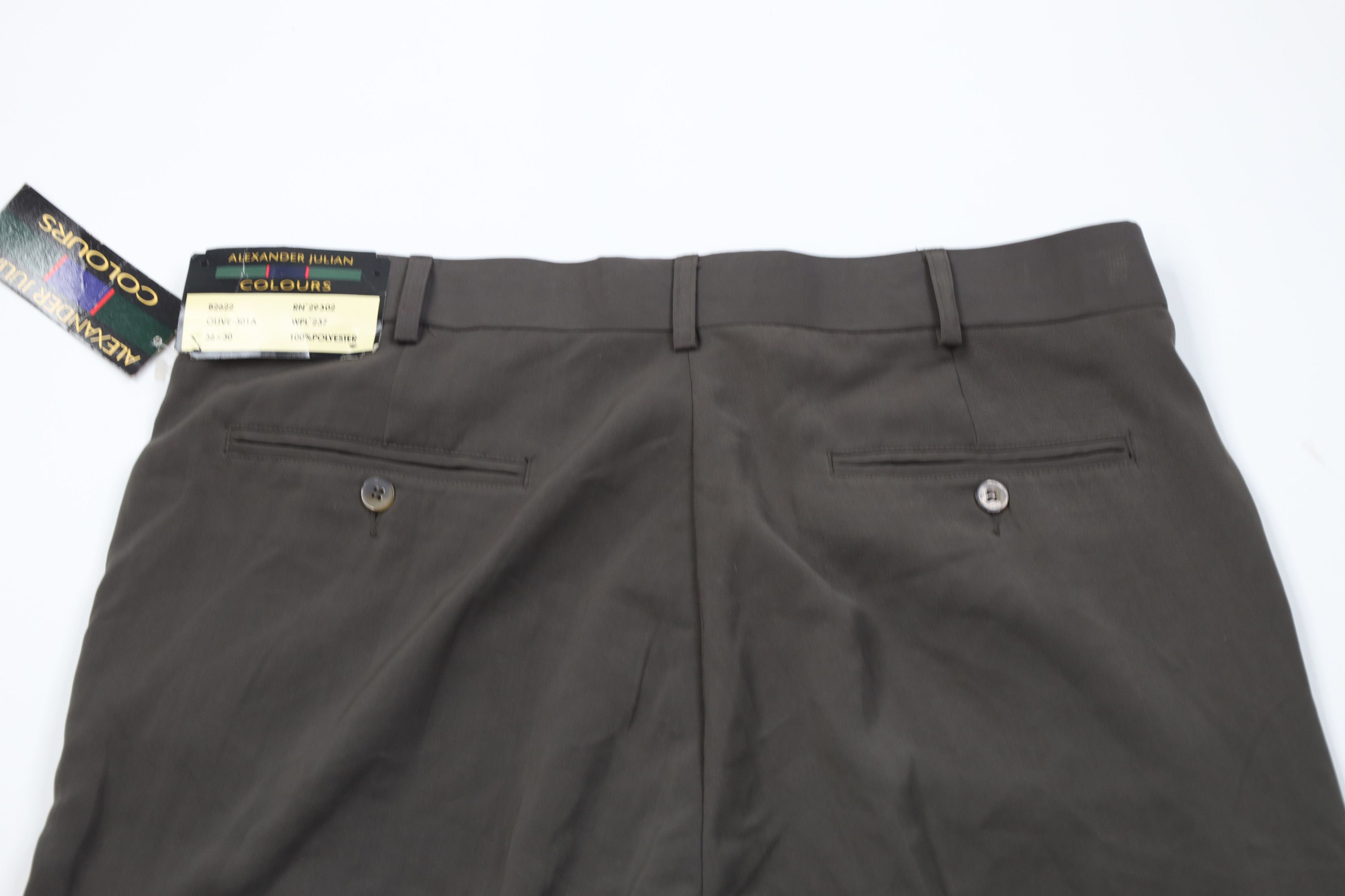Vintage Deadstock Vintage 90s Streetwear Wide Leg Chino Pants Green Size US 36 / EU 52 - 10 Thumbnail