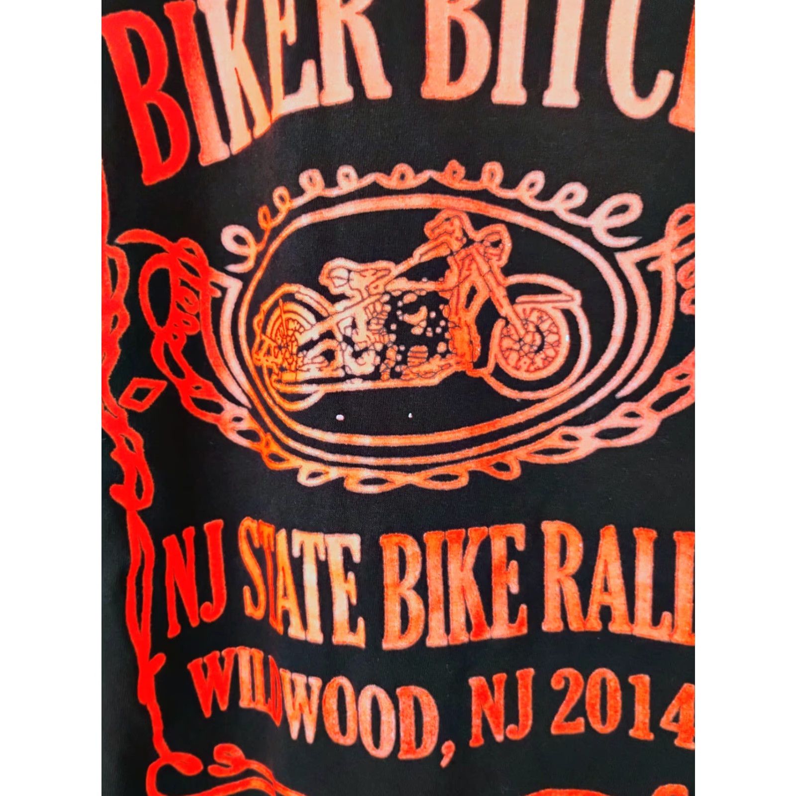 Vintage VINTAGE Biker T Shirt Black Women Small S NJ Wildwood NJ Biker Theme 2000s Casual Urban Fits Small Size S / US 4 / IT 40 - 2 Thumbnail