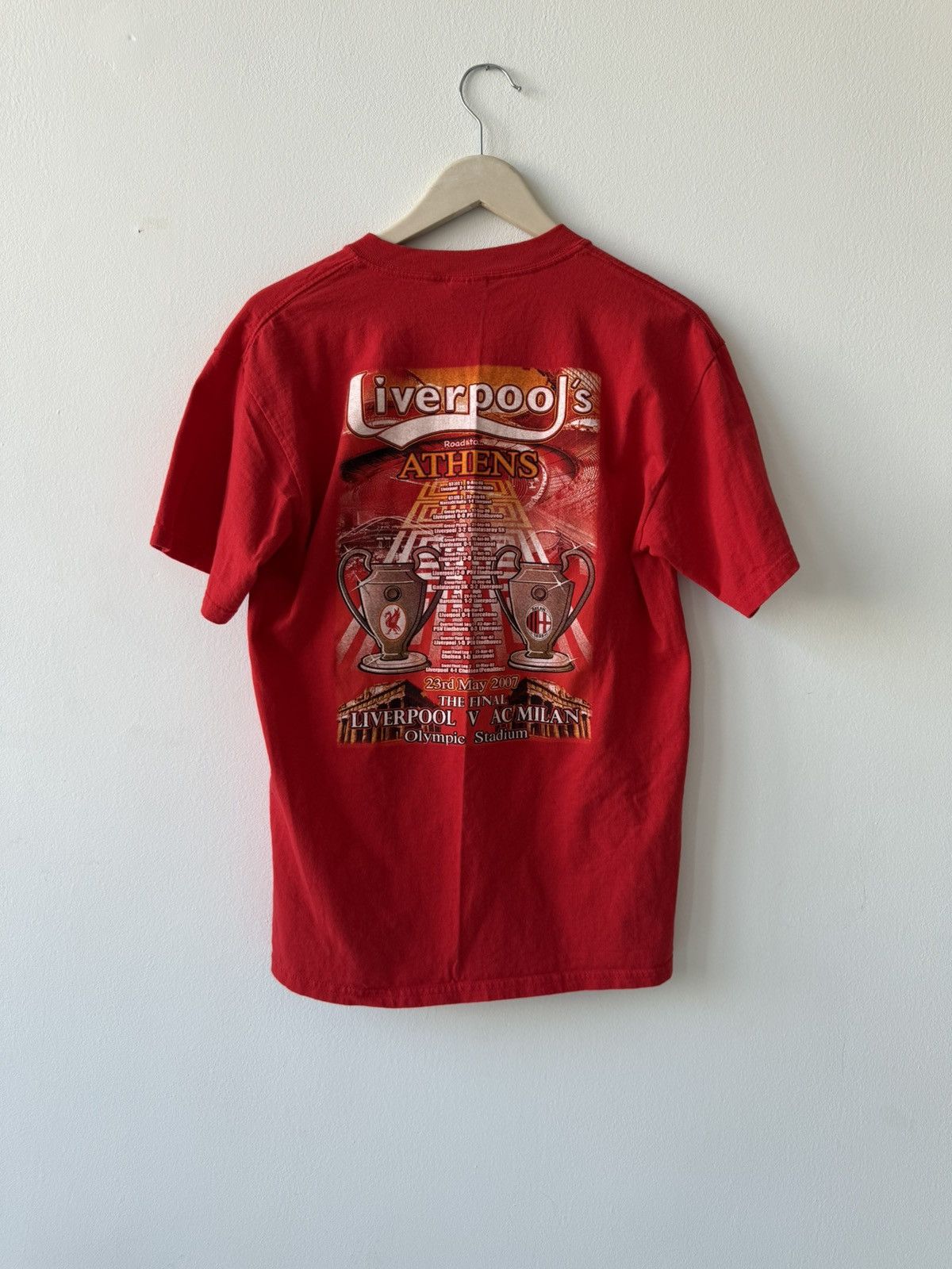 Vintage Liverpool-AC Milan 2007 Champions League Final T Shirt Size US M / EU 48-50 / 2 - 3 Thumbnail