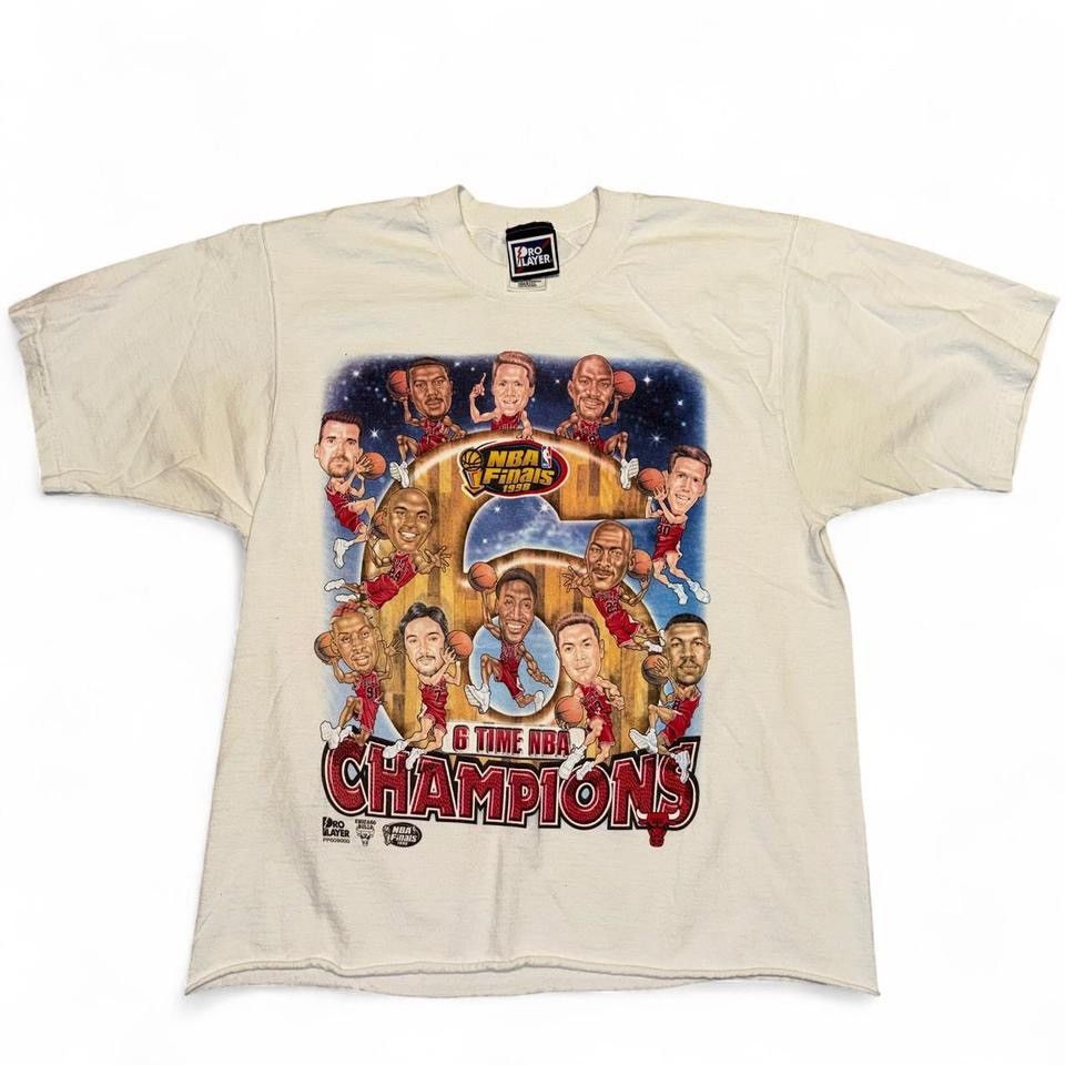 Pro Player Vintage 1998 Chicago Bulls NBA Finals Pro Player Tee Size US M / EU 48-50 / 2 - 1 Thumbnail