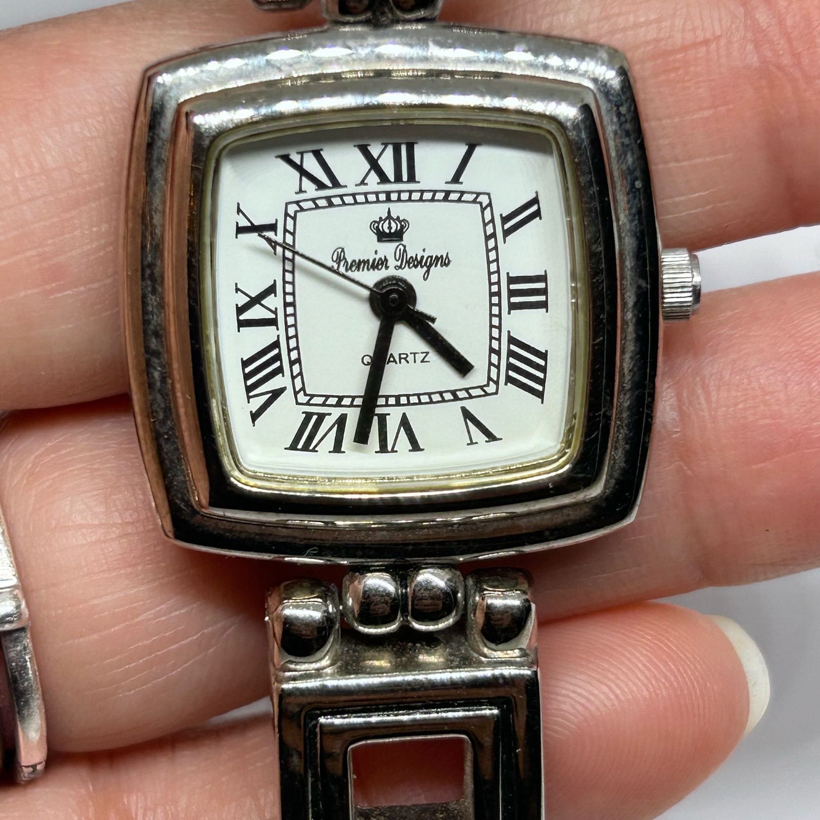 Other Premier Designs Silver Tone Square Dial Women’s Quartz Watch Size ONE SIZE - 4 Thumbnail