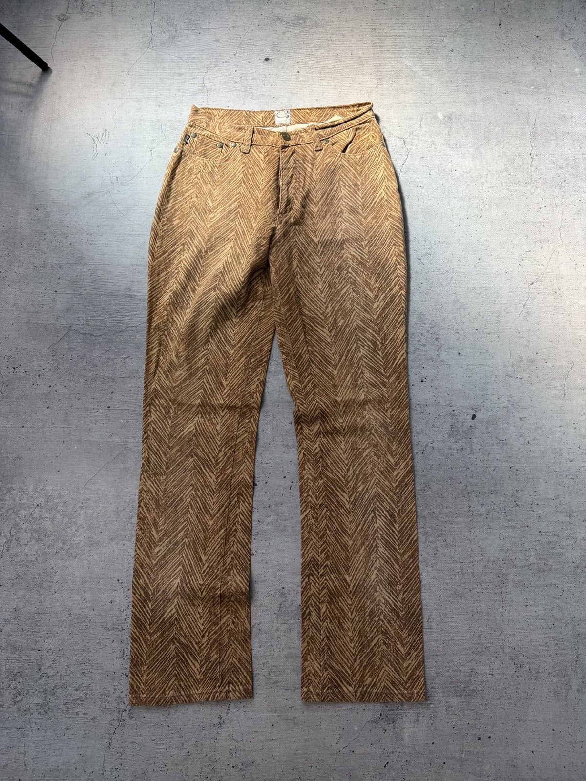 Roberto Cavalli Roberto Cavalli Jeans Pant Overall Print Size 28" / US 6 / IT 42 - 7 Thumbnail