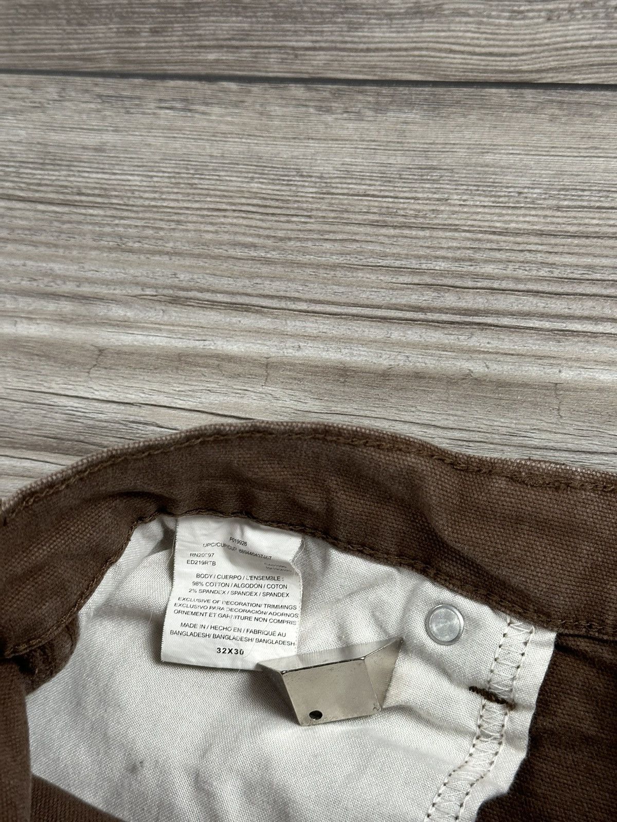 Carhartt Dickies Pants Carhartt Style Vintage Brown Size US 33 - 4 Thumbnail