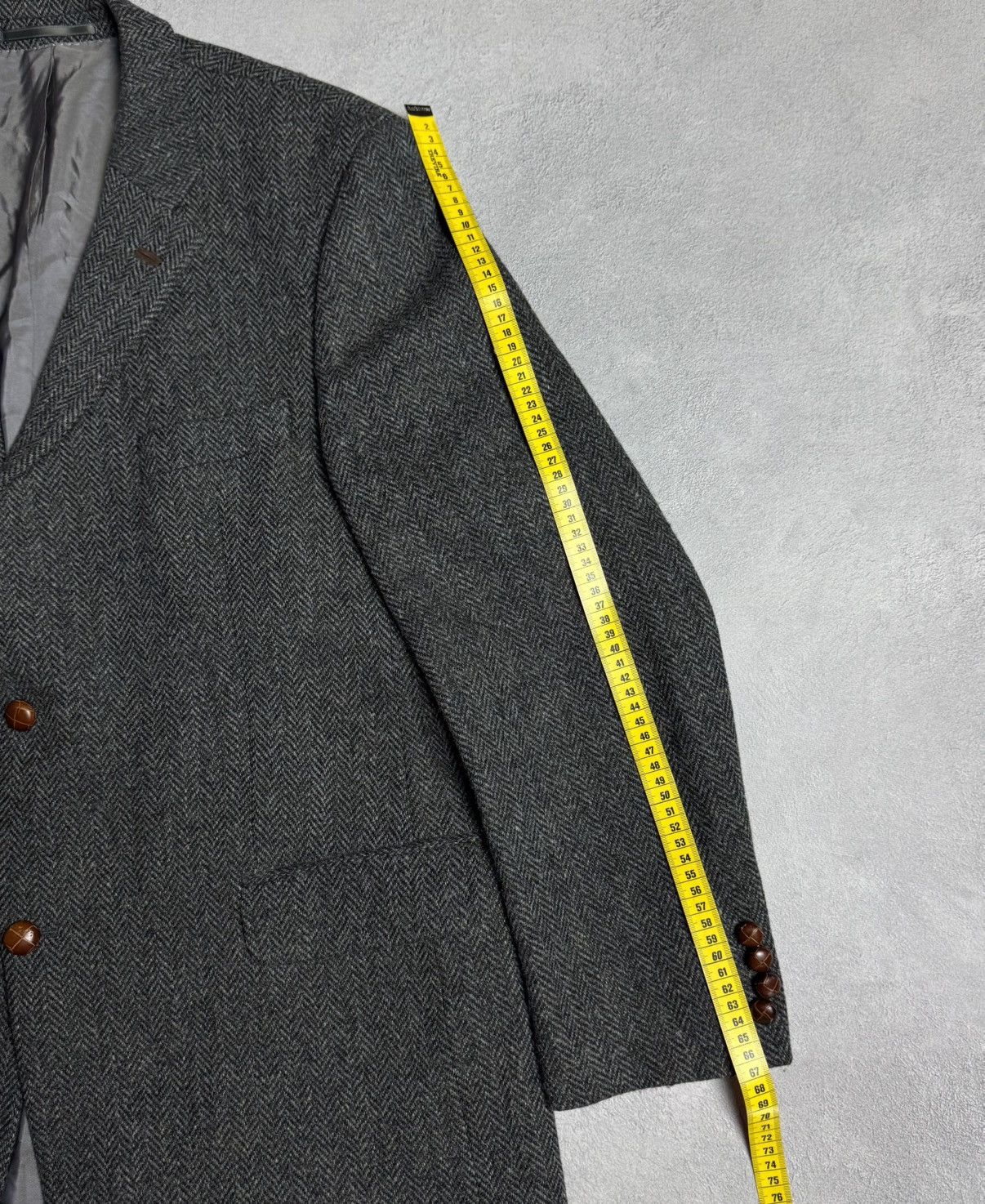 Harris Tweed Harris Tweed Vintage 100% Wool Blazer Jacket Diegel Size 46R - 17 Thumbnail