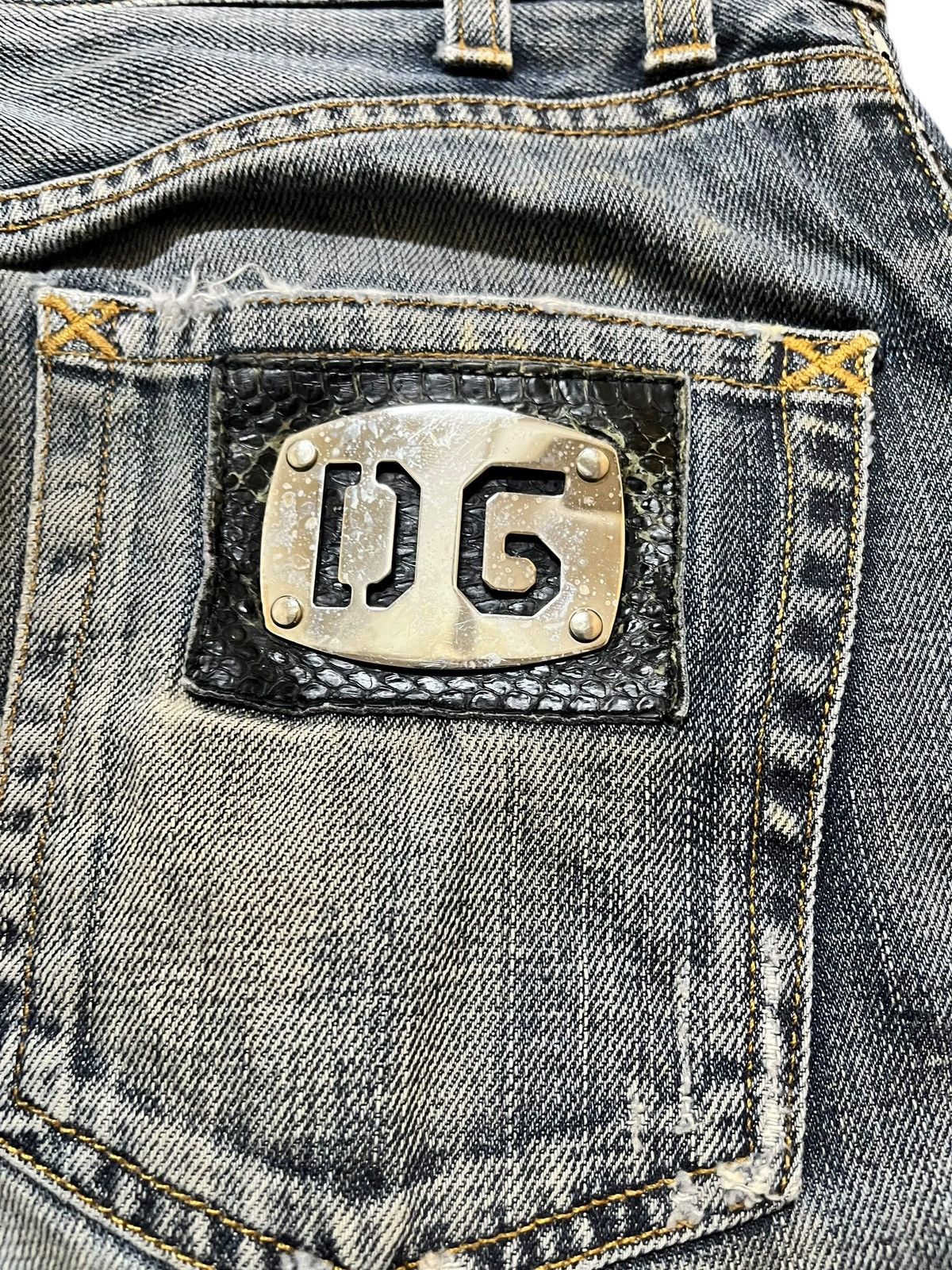 Vintage Dolce&Gabbana Mudwash Straight Leg Denim