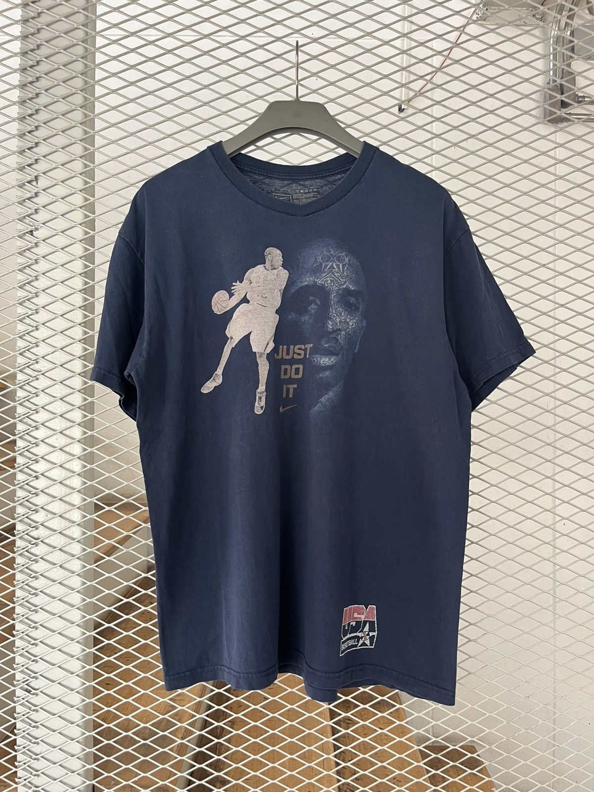 NBA × Nike Nike JUST DO IT Kobe Bryant USA Basketball Team T-shirt Size US M / EU 48-50 / 2 - 2 Thumbnail