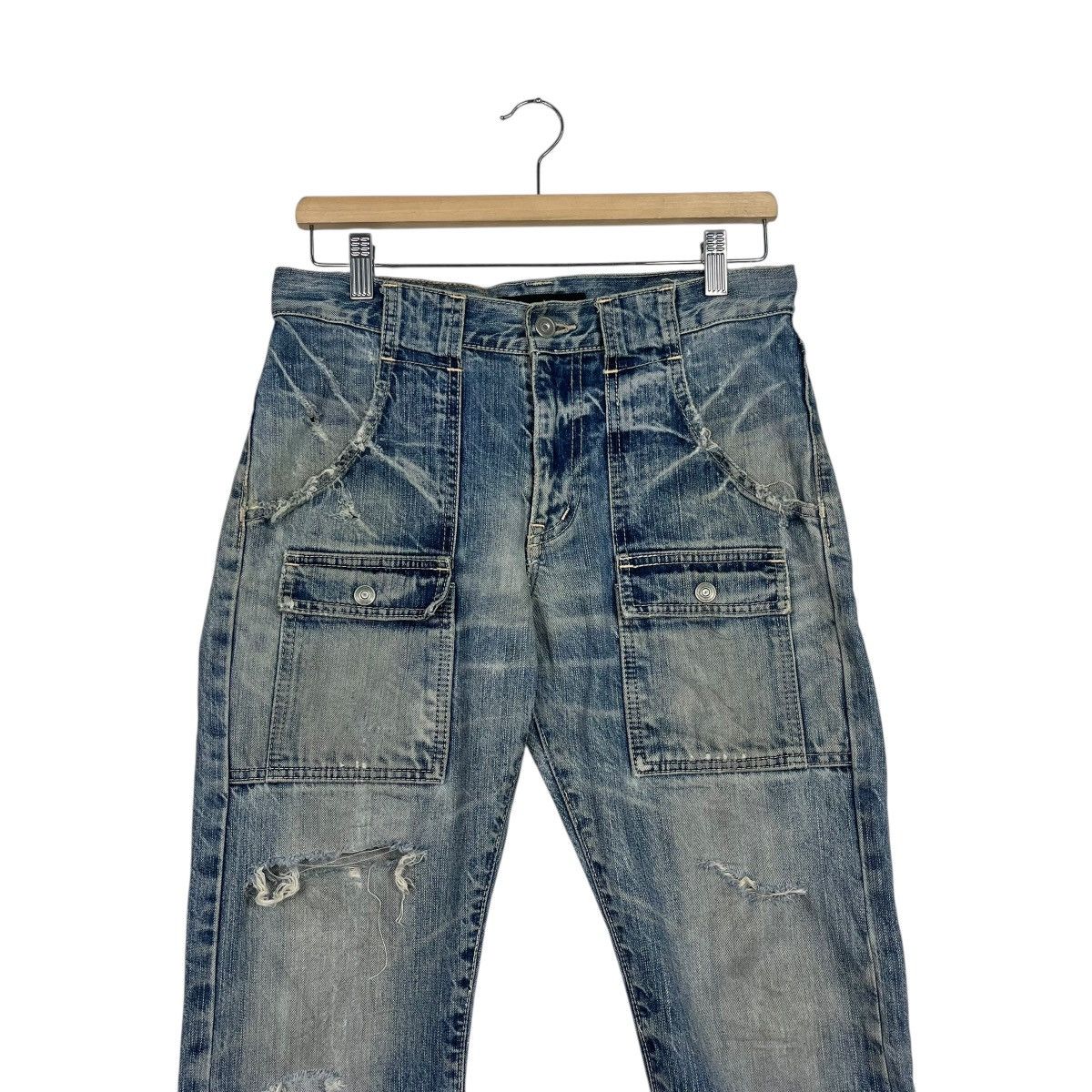 Johnbull Vintage Johnbull Distressed Bush Pants Denim Size US 28 / EU 44 - 3 Thumbnail
