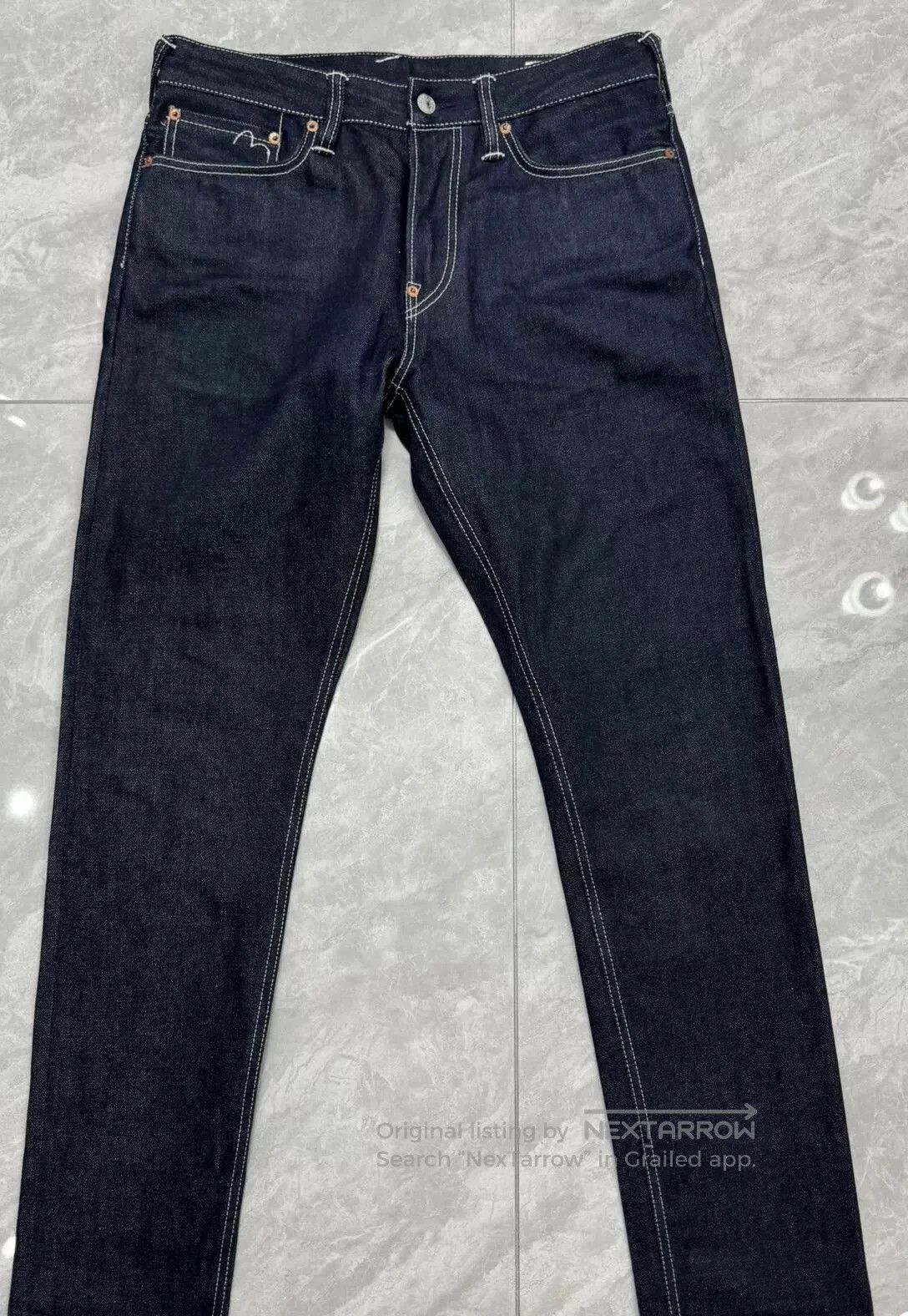 Evisu Evisu Daruma Embroidery Big M Jeans. Size US 30 / EU 46 - 6 Thumbnail
